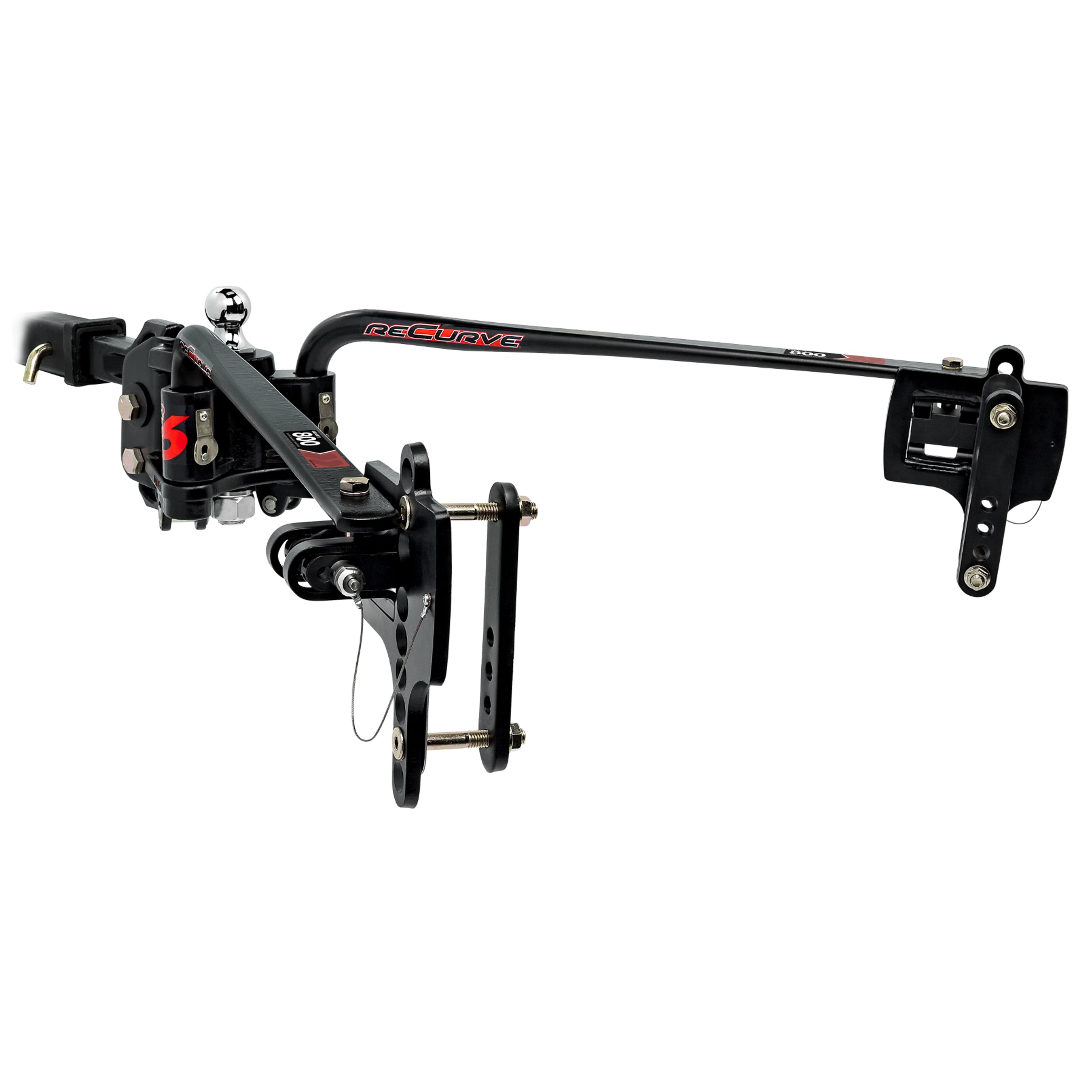 Camco Eaz Lift ReCurve R6 Weight Distribution Hitch w/15,000 lbs Capacity, Black - VMInnovations