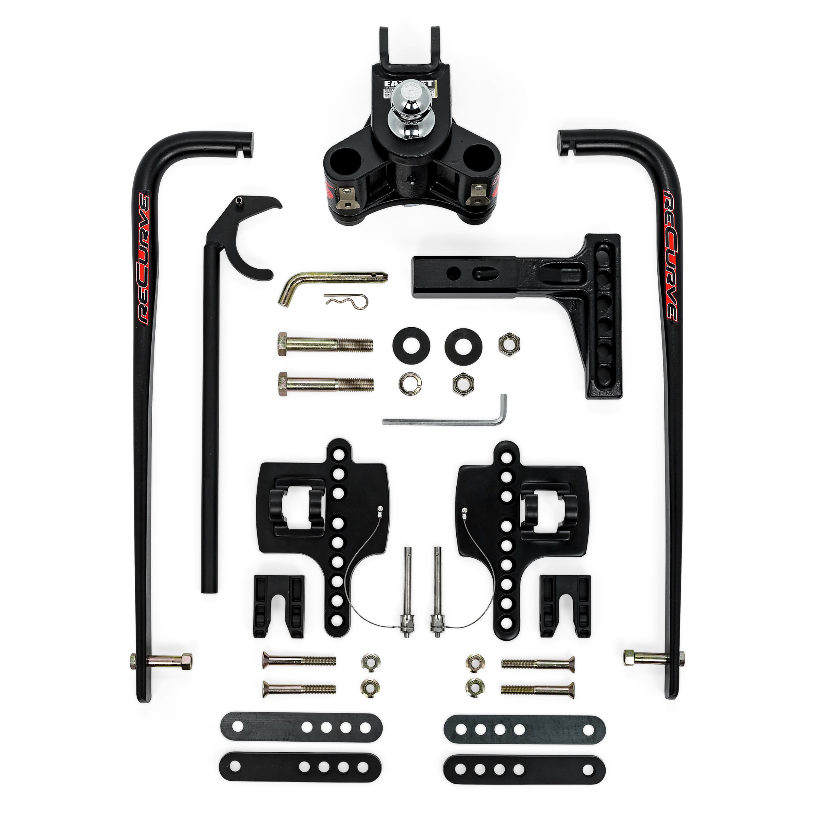 Camco Eaz Lift ReCurve R6 Weight Distribution Hitch w/15,000 lbs Capacity, Black - VMInnovations