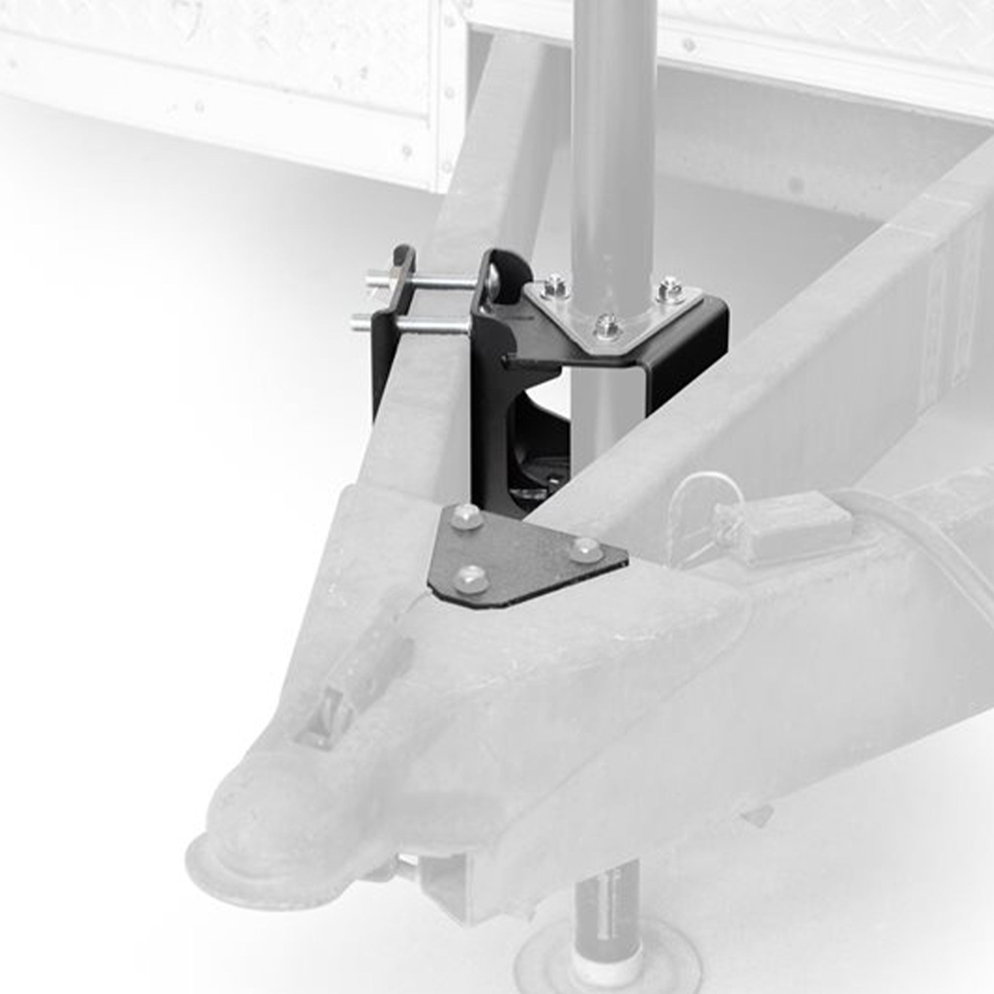 Camco 50015 Trailer Tongue Jack Bolt-On Relocation Kit with Tailgate Clearance - VMInnovations