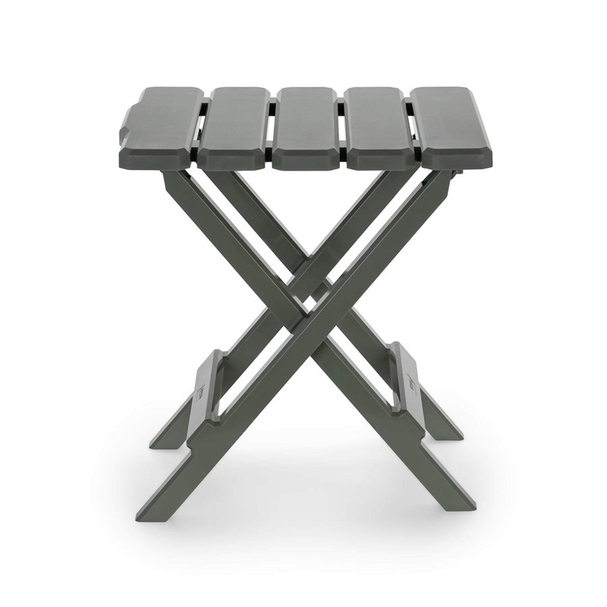Camco Portable Outdoor Camping Small Plastic Folding Side Table, Sage (Used) - VMInnovations