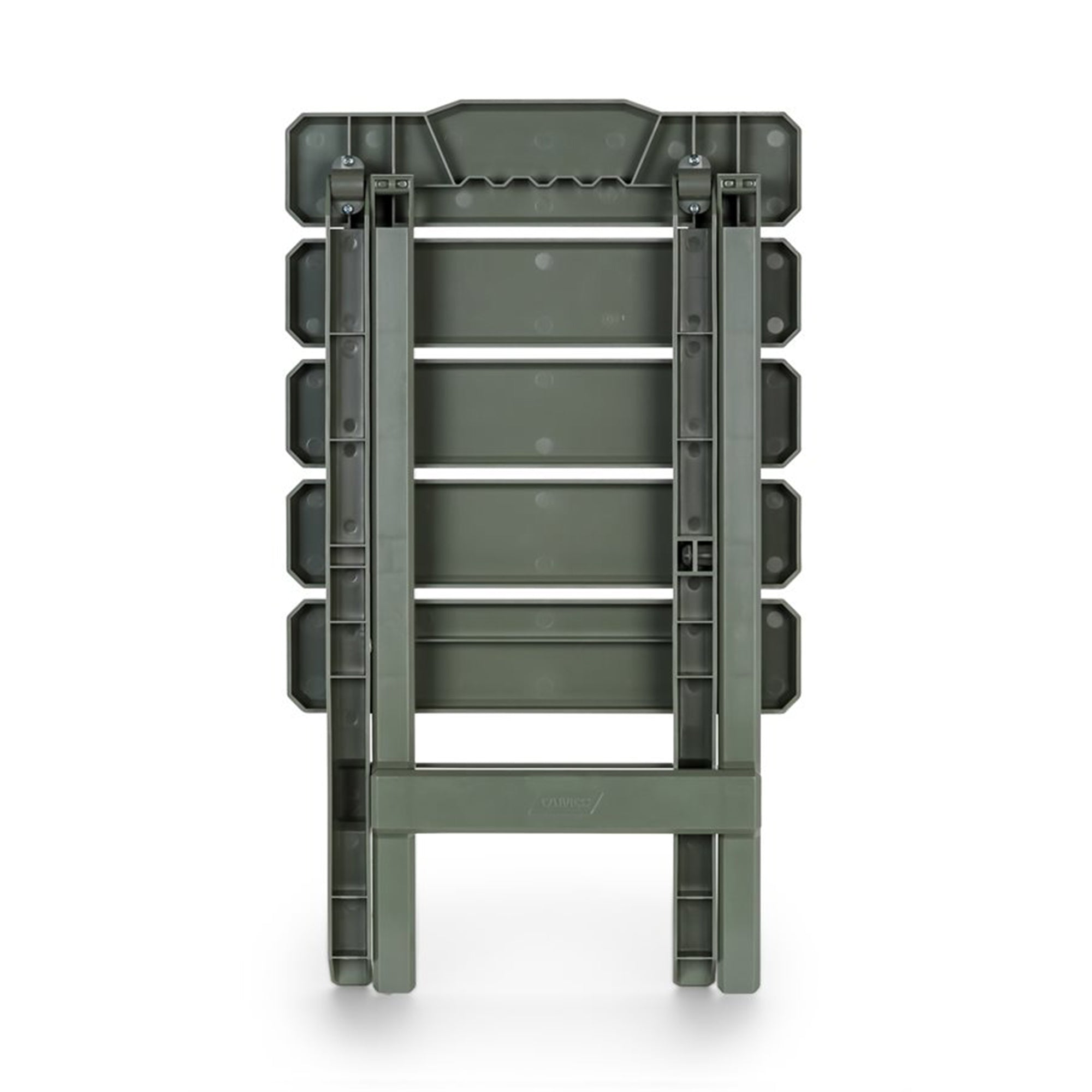 Camco Portable Outdoor Camping Small Plastic Folding Side Table, Sage (Used) - VMInnovations