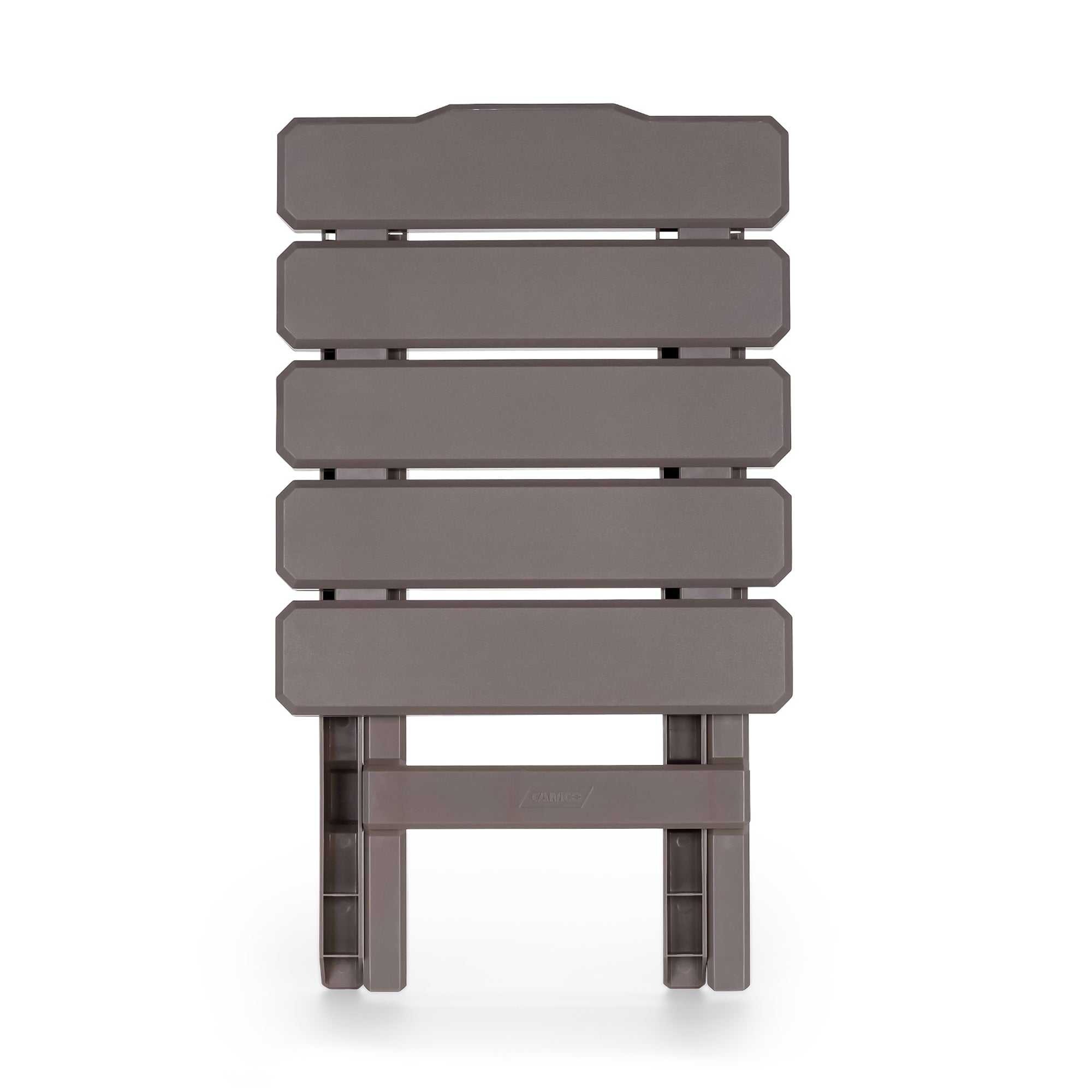 Camco Adirondack Portable Outdoor Camping Plastic Folding Side Table,Taupe(Used)