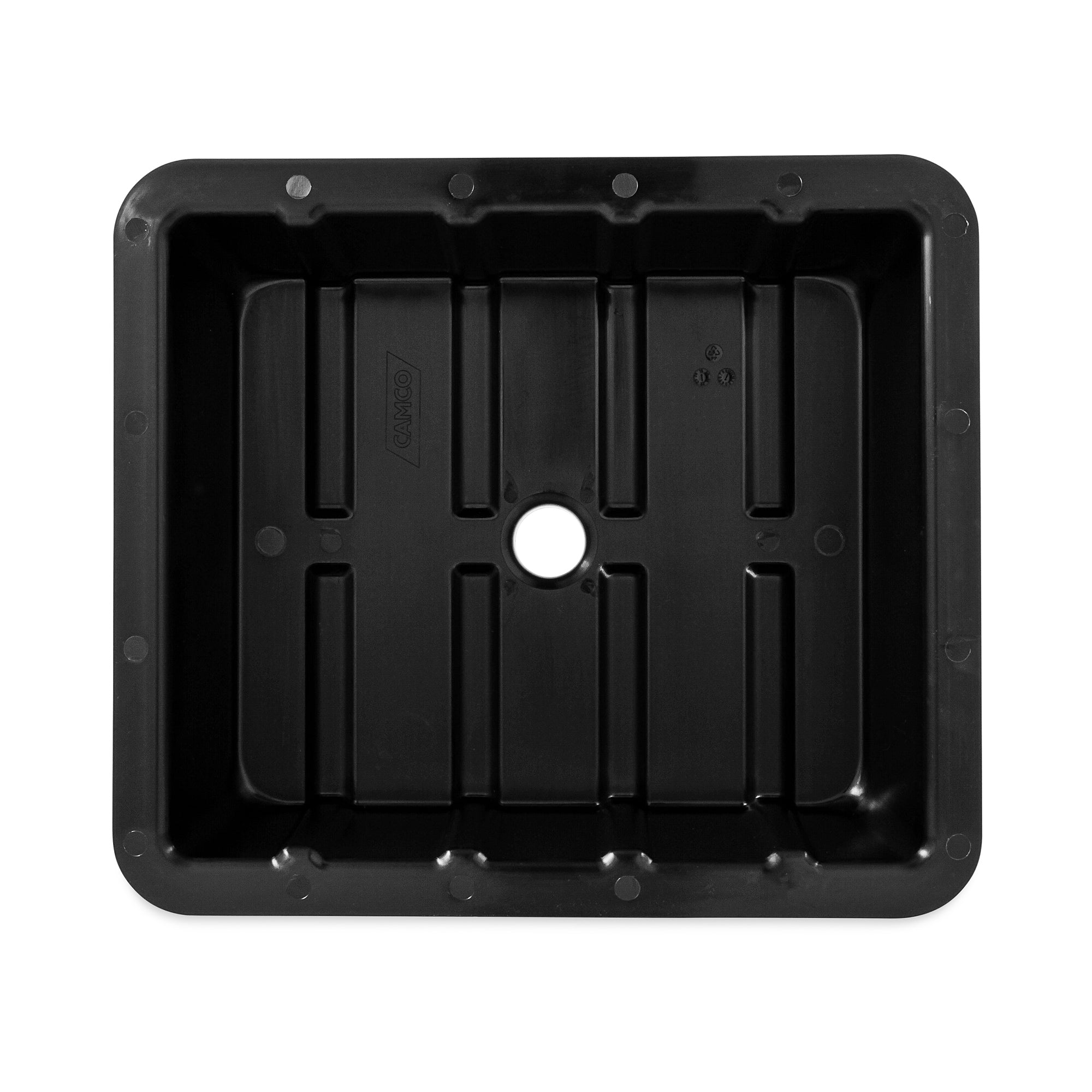 Camco Vented RV/Marine Double SideBySide Durable Polymer Battery Box Set, Black - VMInnovations
