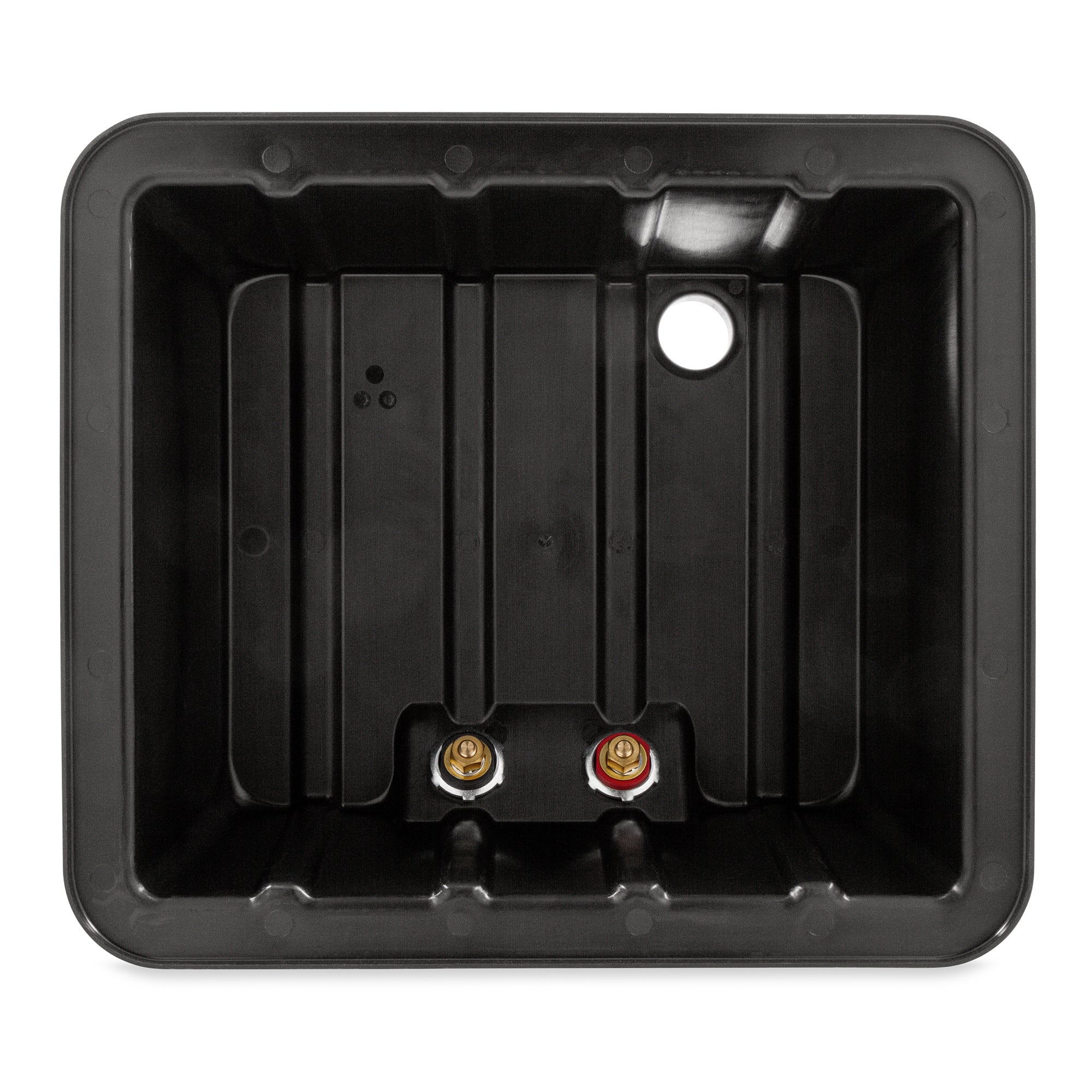 Camco Vented RV/Marine Double SideBySide Durable Polymer Battery Box Set, Black - VMInnovations
