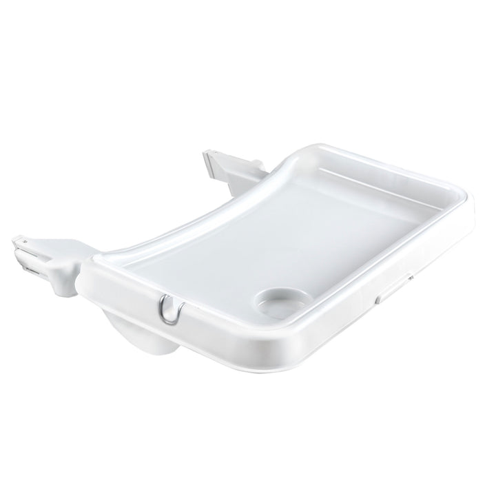 hauck Alpha+ Grow Along Wooden High Chair w/White Tray Table & Grey Cushion - VMInnovations