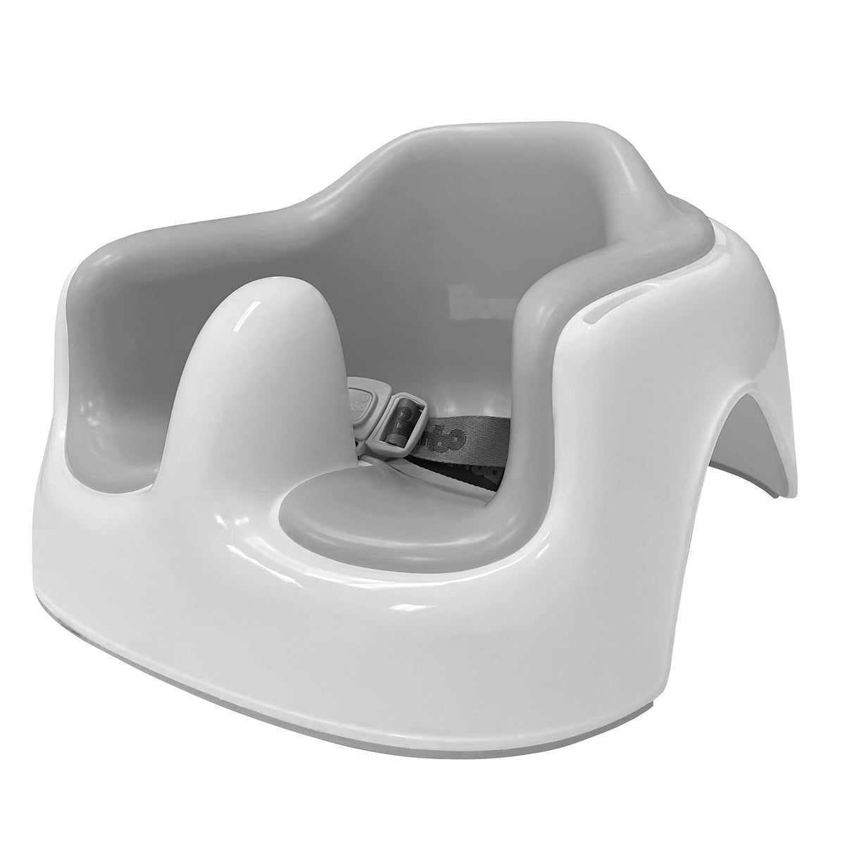 Bumbo Sturdy Floor Seat LITE with Cushioned Seat and Safety Strap, Cool Grey - VMInnovations