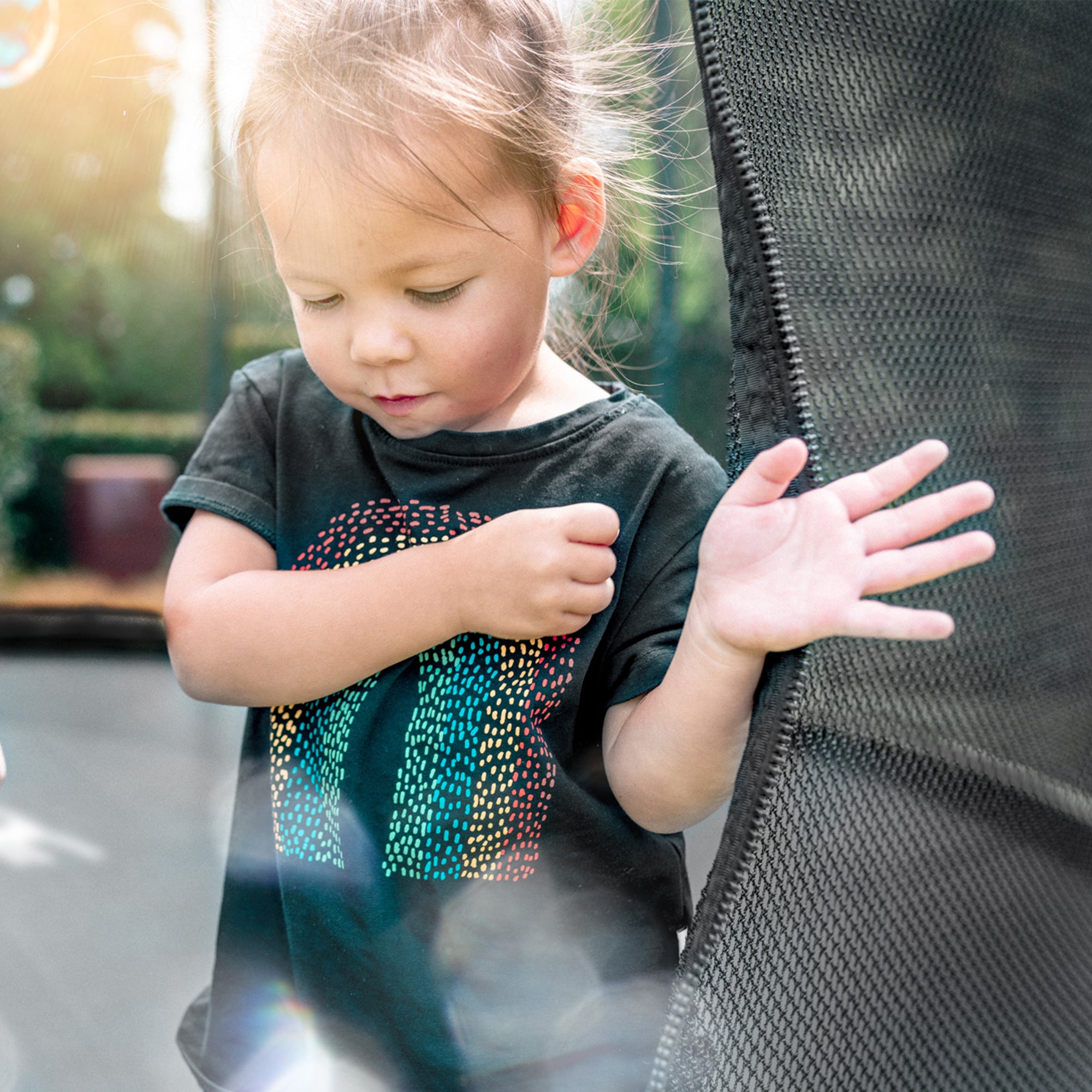 ALLSTAR 14' Trampoline for Kids Outdoor Backyard Play Equipment w/ Net & Ladder - VMInnovations