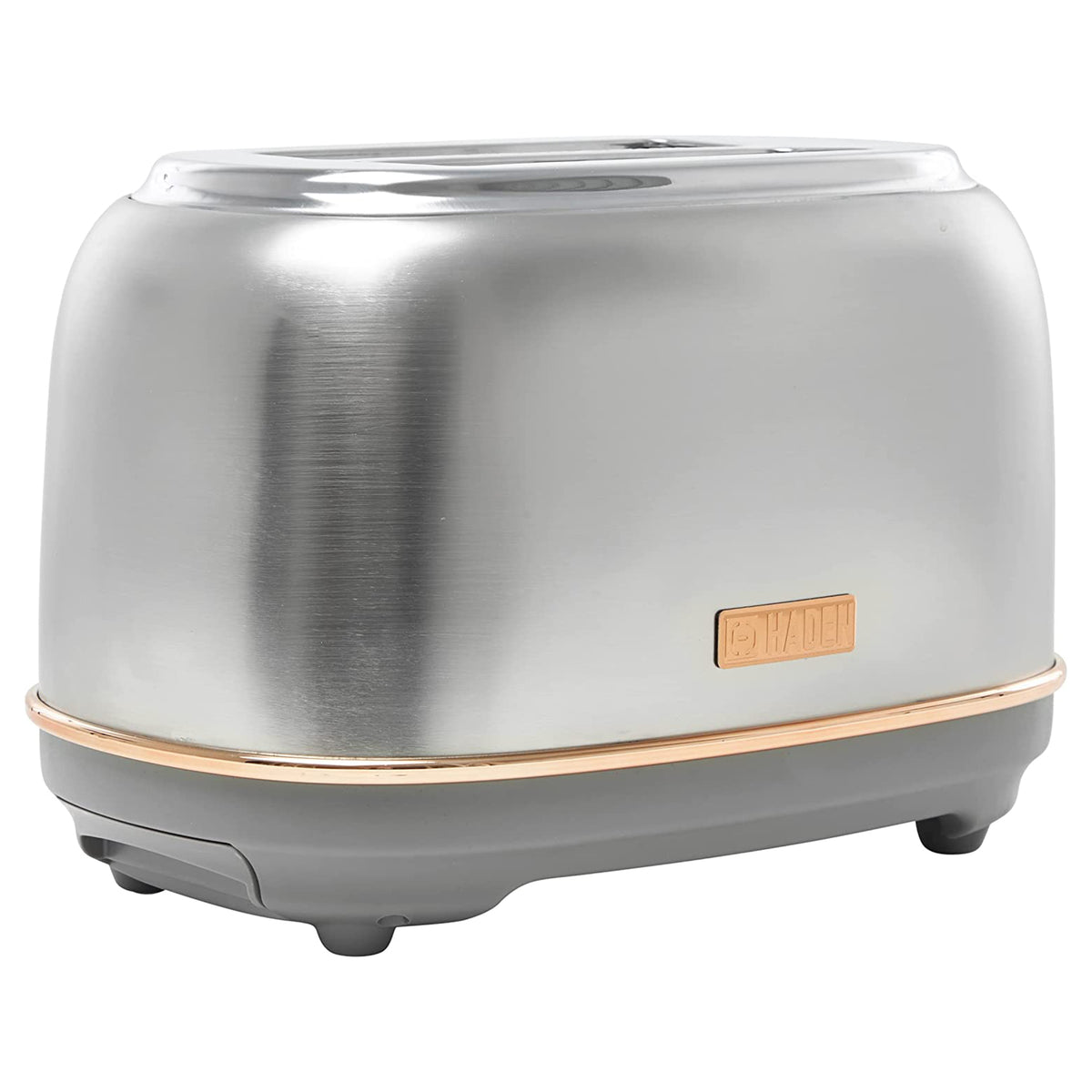 Haden Heritage 2 Slice Wide Slot Toaster Crumb Tray, Steel/Copper (Used) - VMInnovations