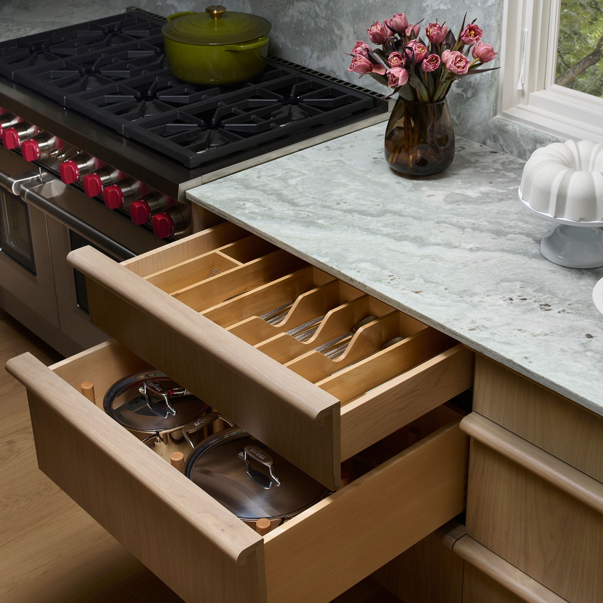 Rev-A-Shelf Trim to Fit Shallow Drawer Organizer, 33.13" x 22", 4WUTCT-36-1 - VMInnovations