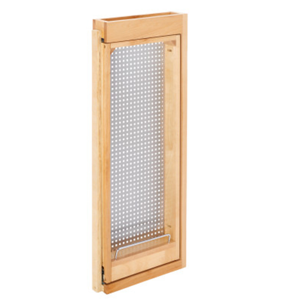 Rev-A-Shelf Pull Out Steel & Wood Wall Filler, Natural Maple, 434-WF-3SS