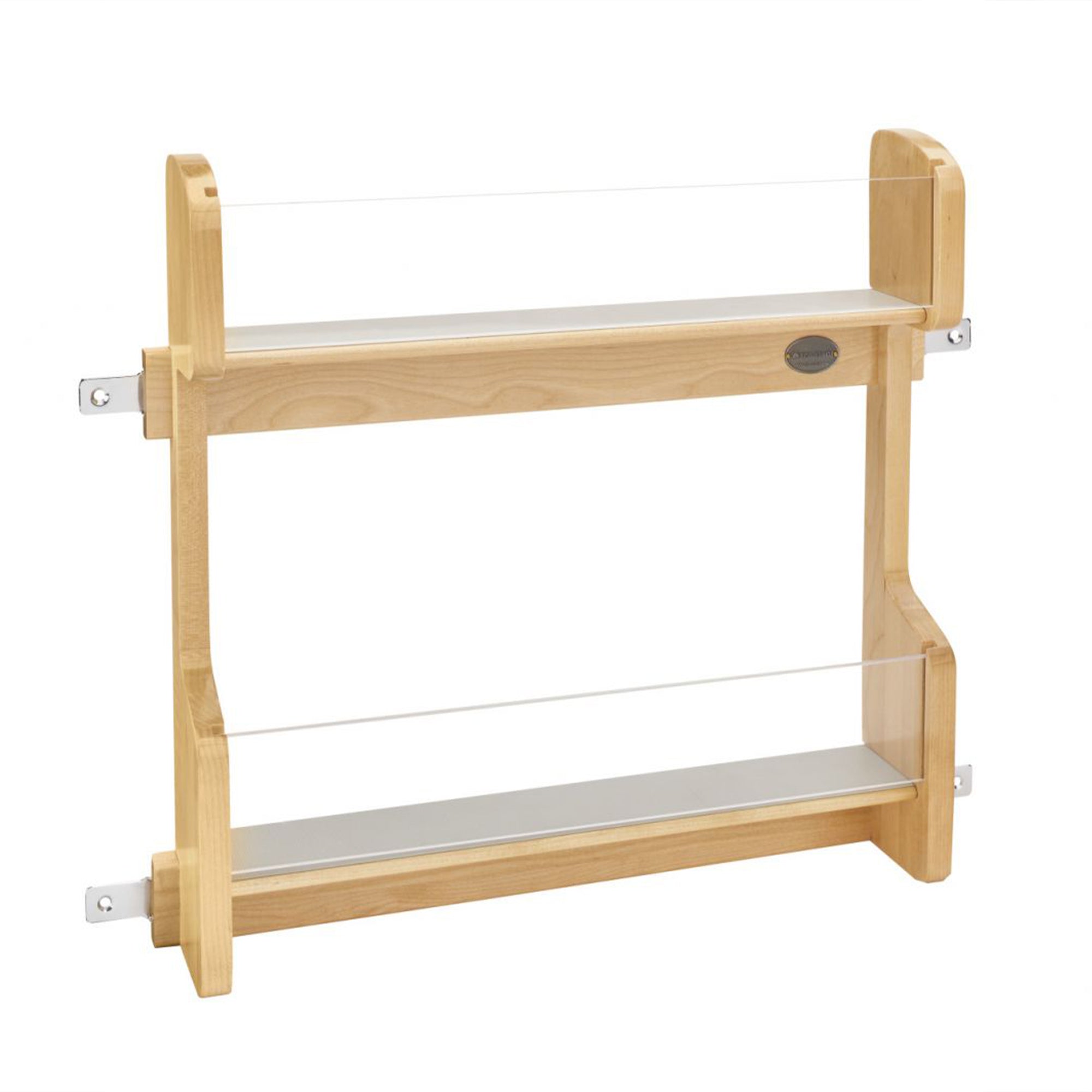 Rev-A-Shelf 21" In Door Mount Vanity 2-Tier Storage Rack Natural Maple, 4VR-21-1 - VMInnovations