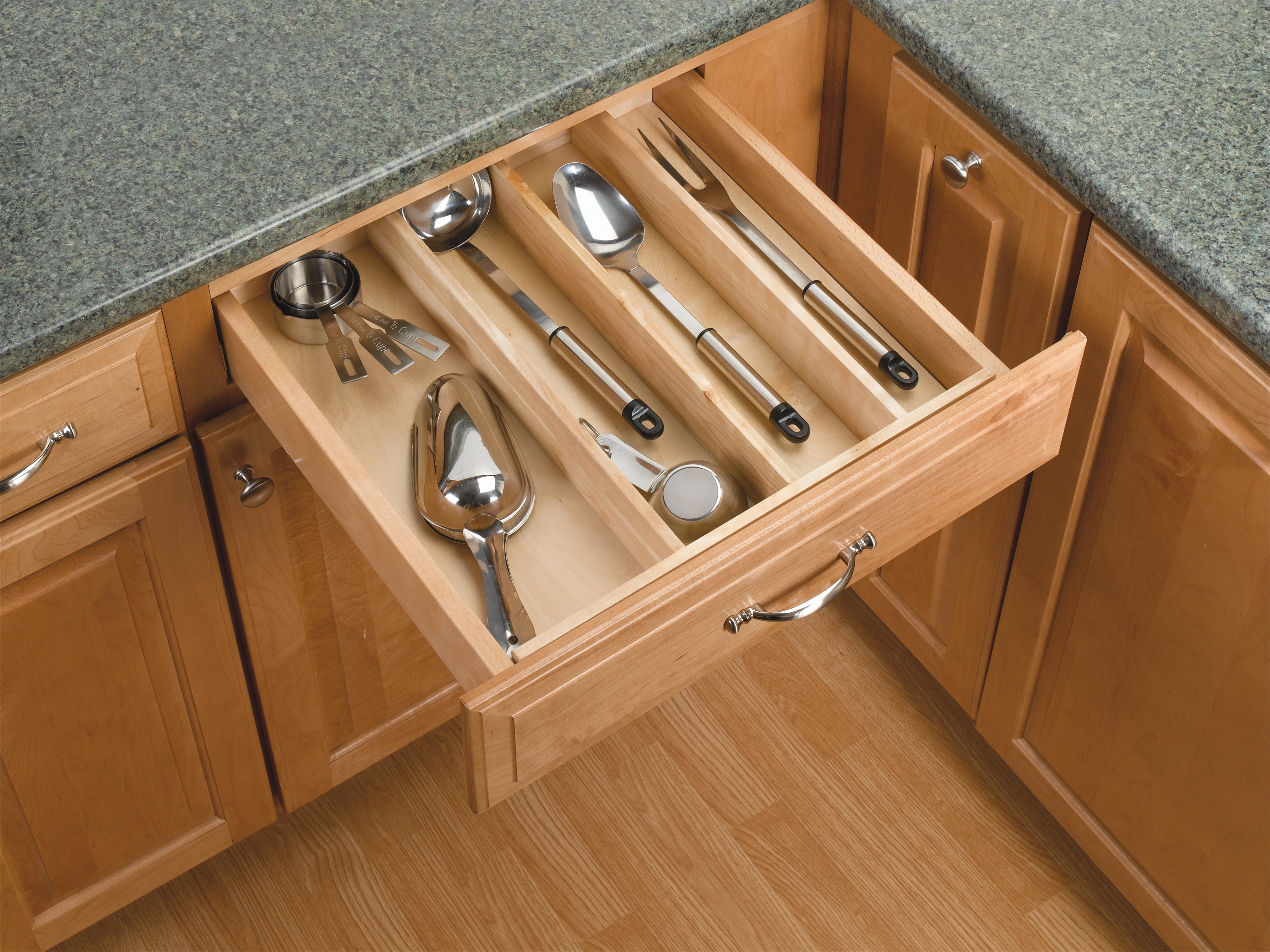 Rev-A-Shelf Wood Trim to Fit Drawer Organizer Insert, 18.46"W x 21.97"D, 4WUT-1