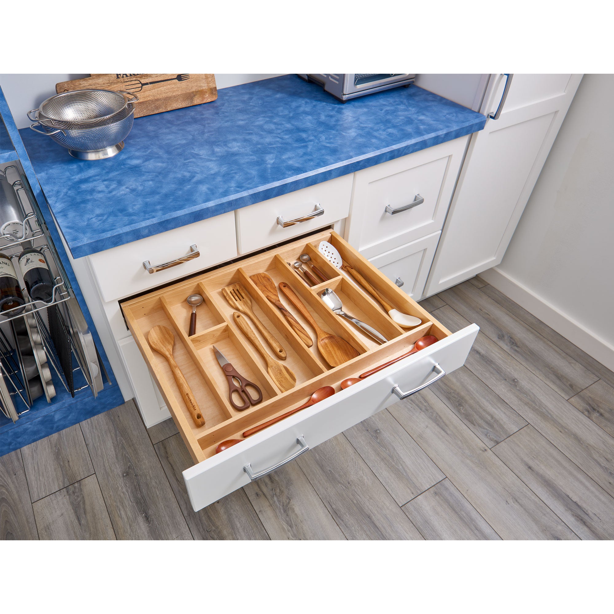 Rev-A-Shelf Wood Trim to Fit Drawer Organizer Insert, 33.11''x21.97'', 4WUT-36-1