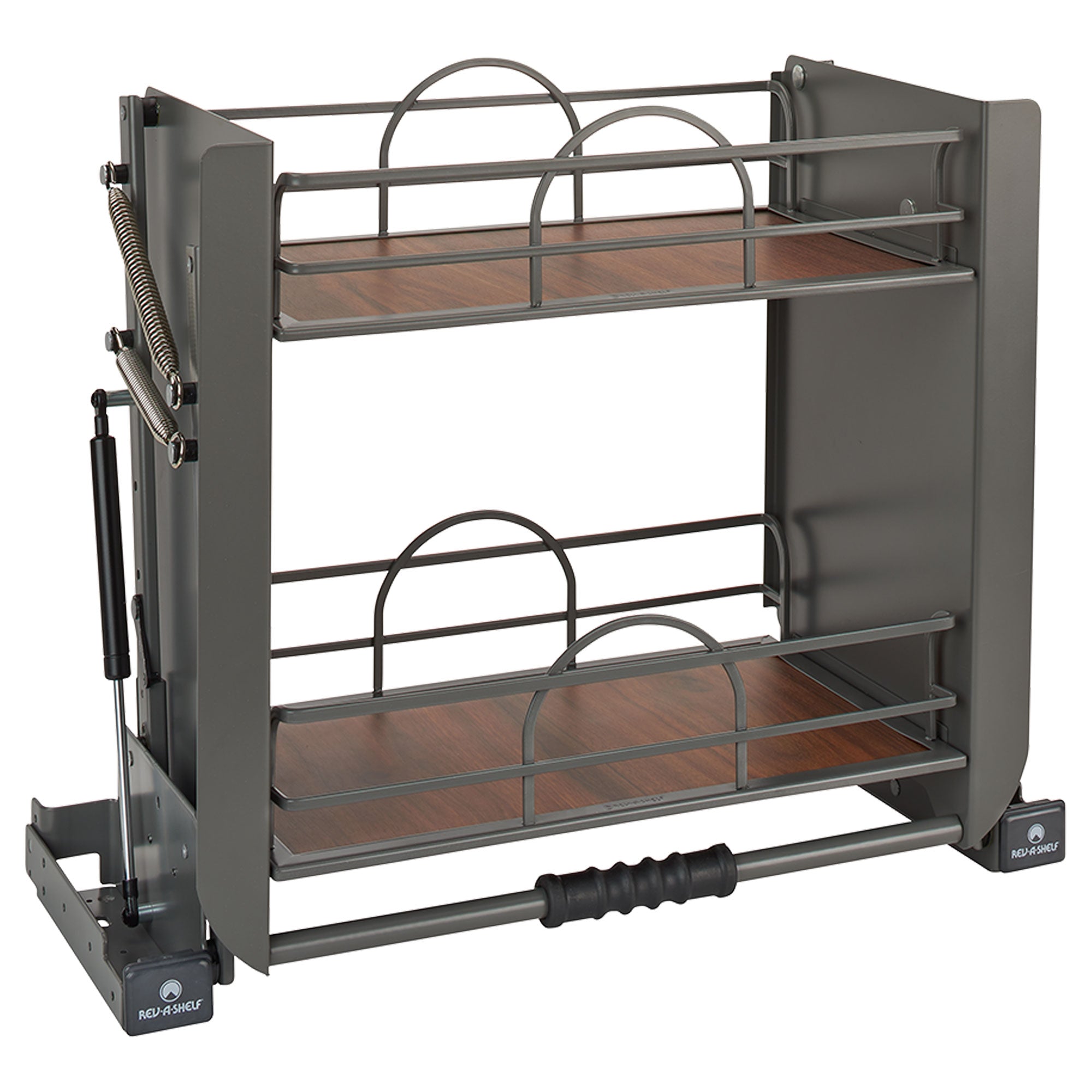 Rev-A-Shelf 24" Kitchen Pulldown Wall Cabinet Shelf System, Gray, 5PD-24FOG - VMInnovations