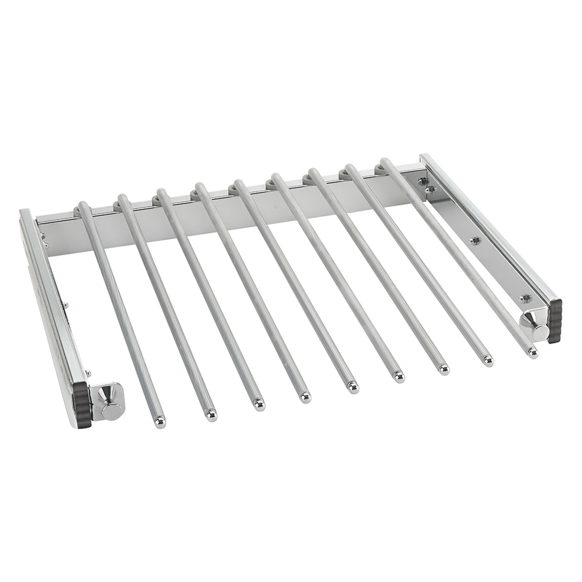 Rev-A-Shelf 17.5" Pull Out Pants Organizer for Custom Closet, Chrome, PSC-1814CR