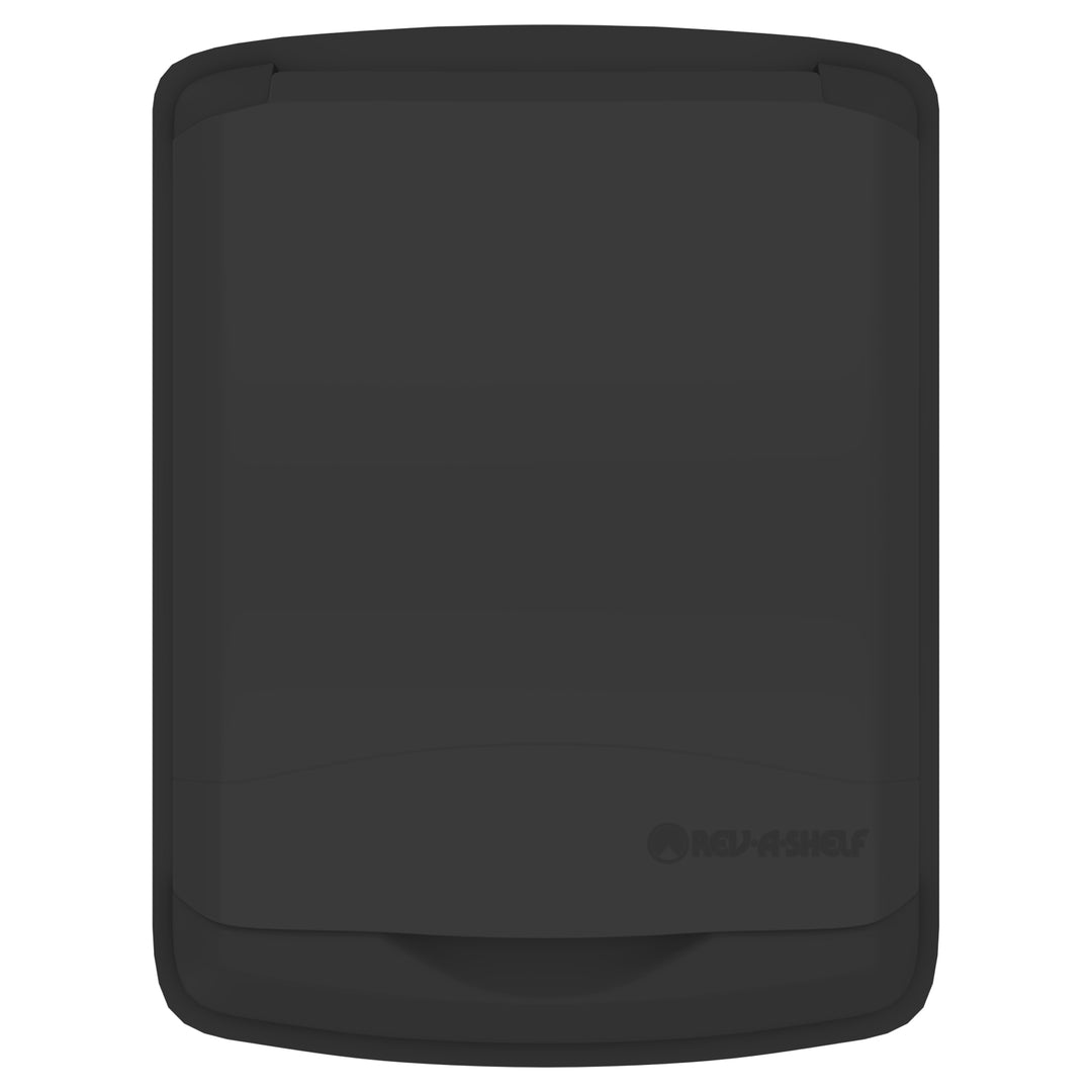 Rev-A-Shelf 50 qt. Trash Can Replacement Lid, Black (Lid Only), RV-50-LID-18-1-40