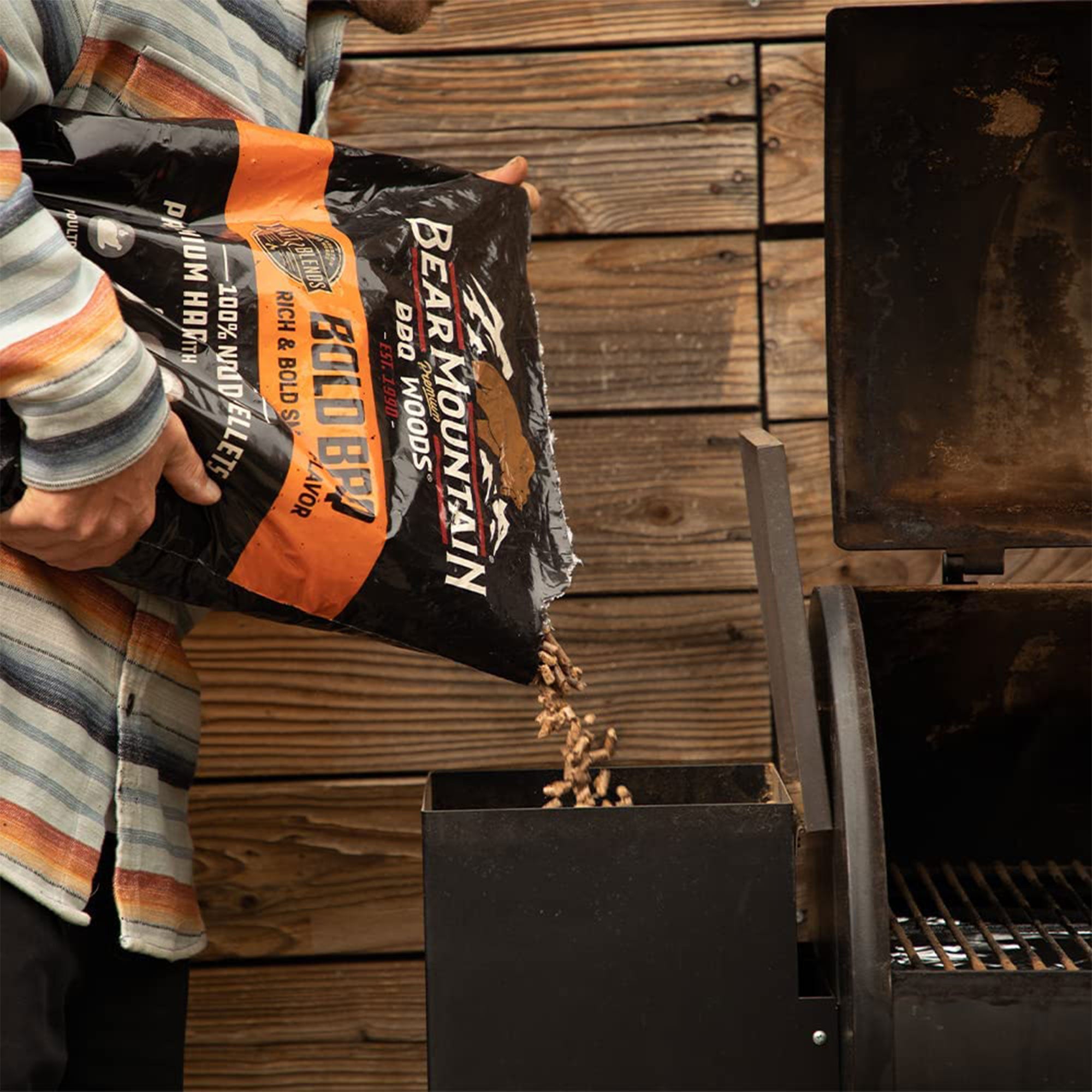 Bear Mountain BBQ Hardwood Bold Craft Blends Grill Smoker Pellets, 20 Pounds - VMInnovations
