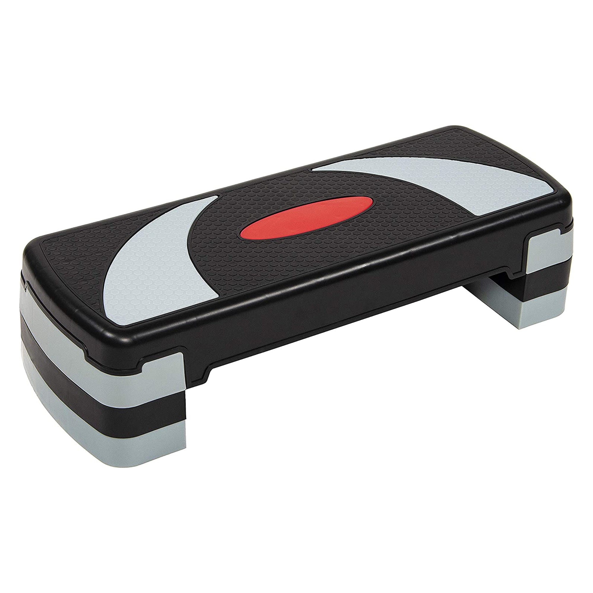 BalanceFrom Adjustable Workout Aerobic StepPlatform Trainer Gray/Black(Open Box) - VMInnovations