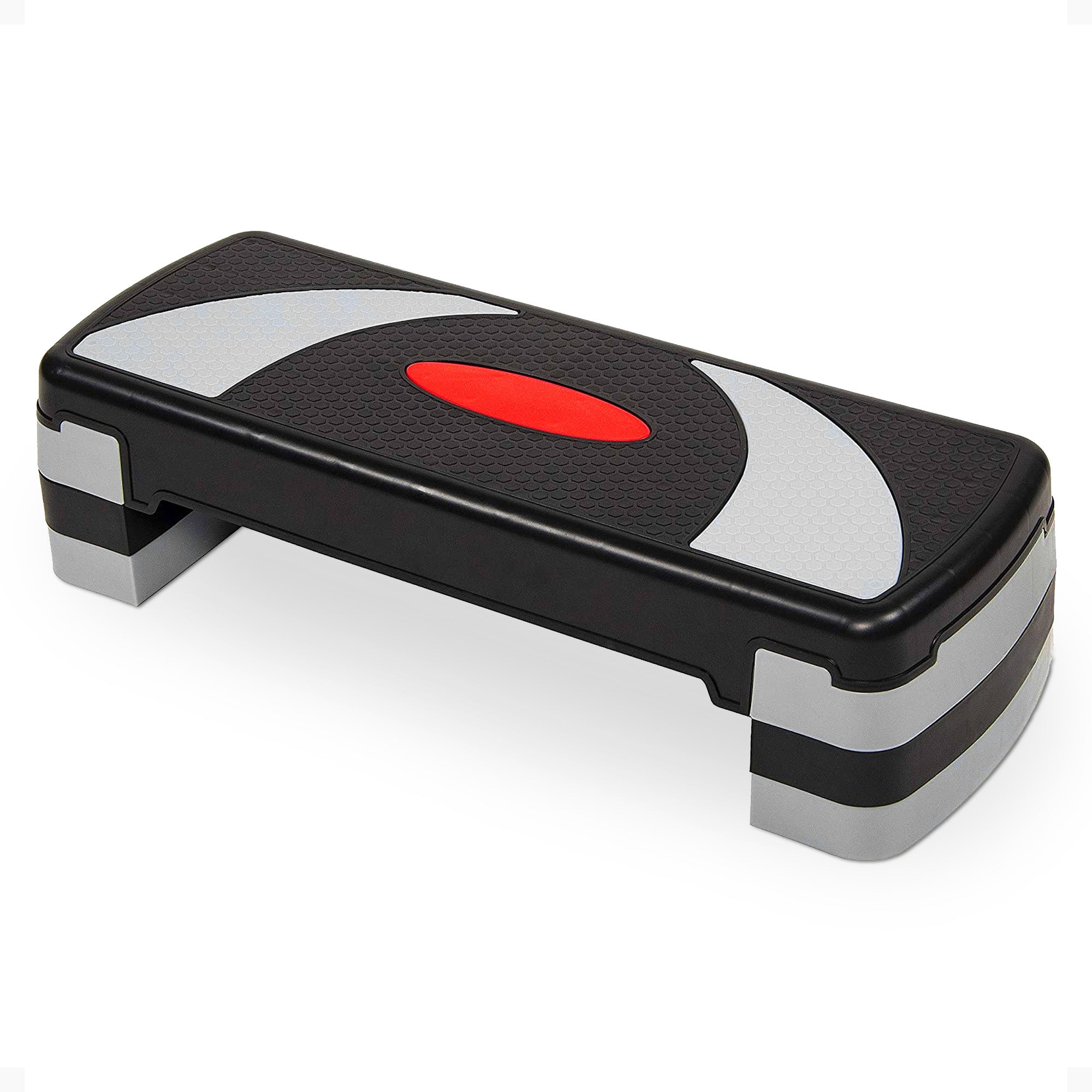 BalanceFrom Adjustable Workout Aerobic Step Platform Trainer, Gray/Black (Used) - VMInnovations