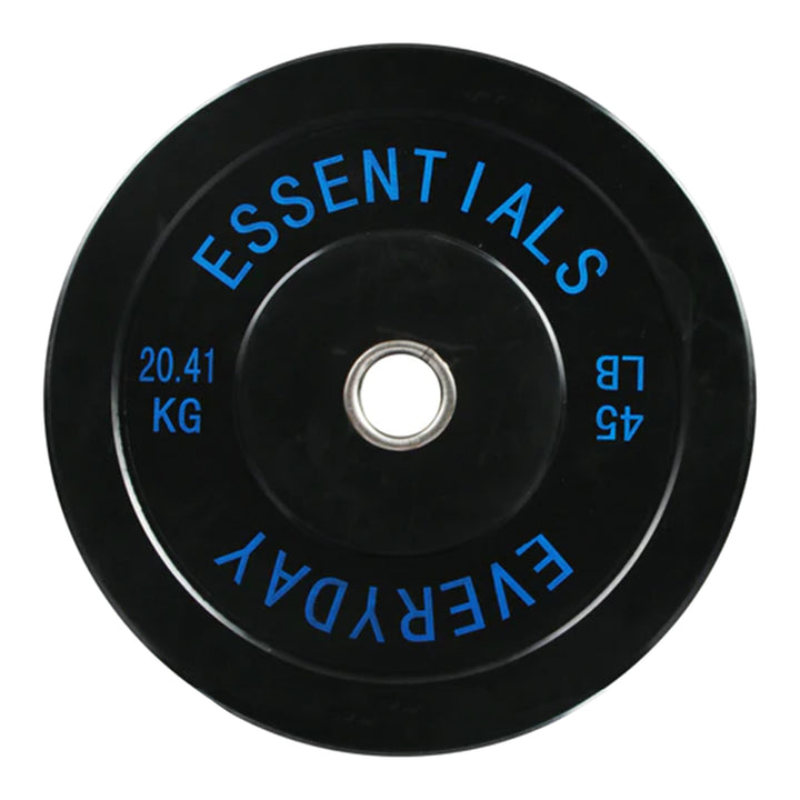 BalanceFrom Everyday Essentials 45 Pound Olympic Weight Plate, 1 Pair, Black - VMInnovations