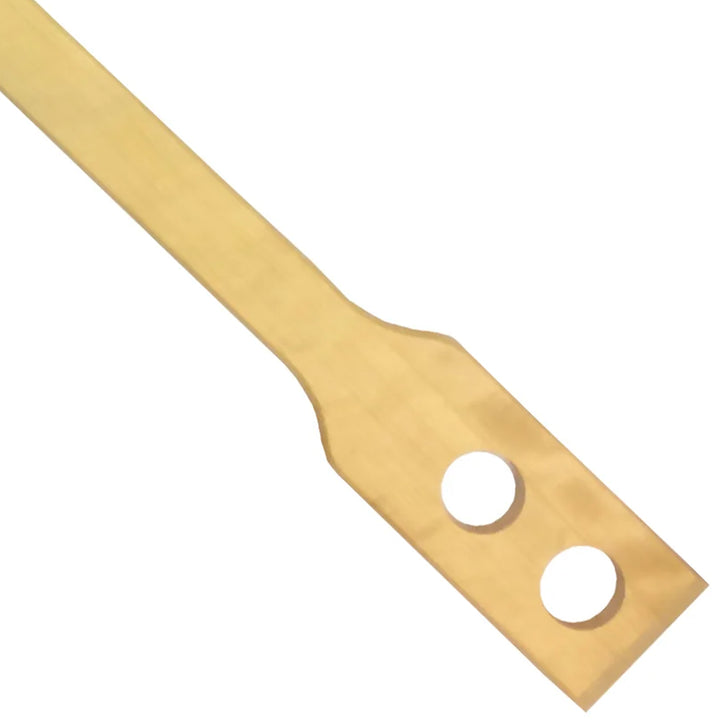 Bayou Classic 35.5 Inch Beech Wooden Mash Paddle with Beveled End and Mash Holes - VMInnovations