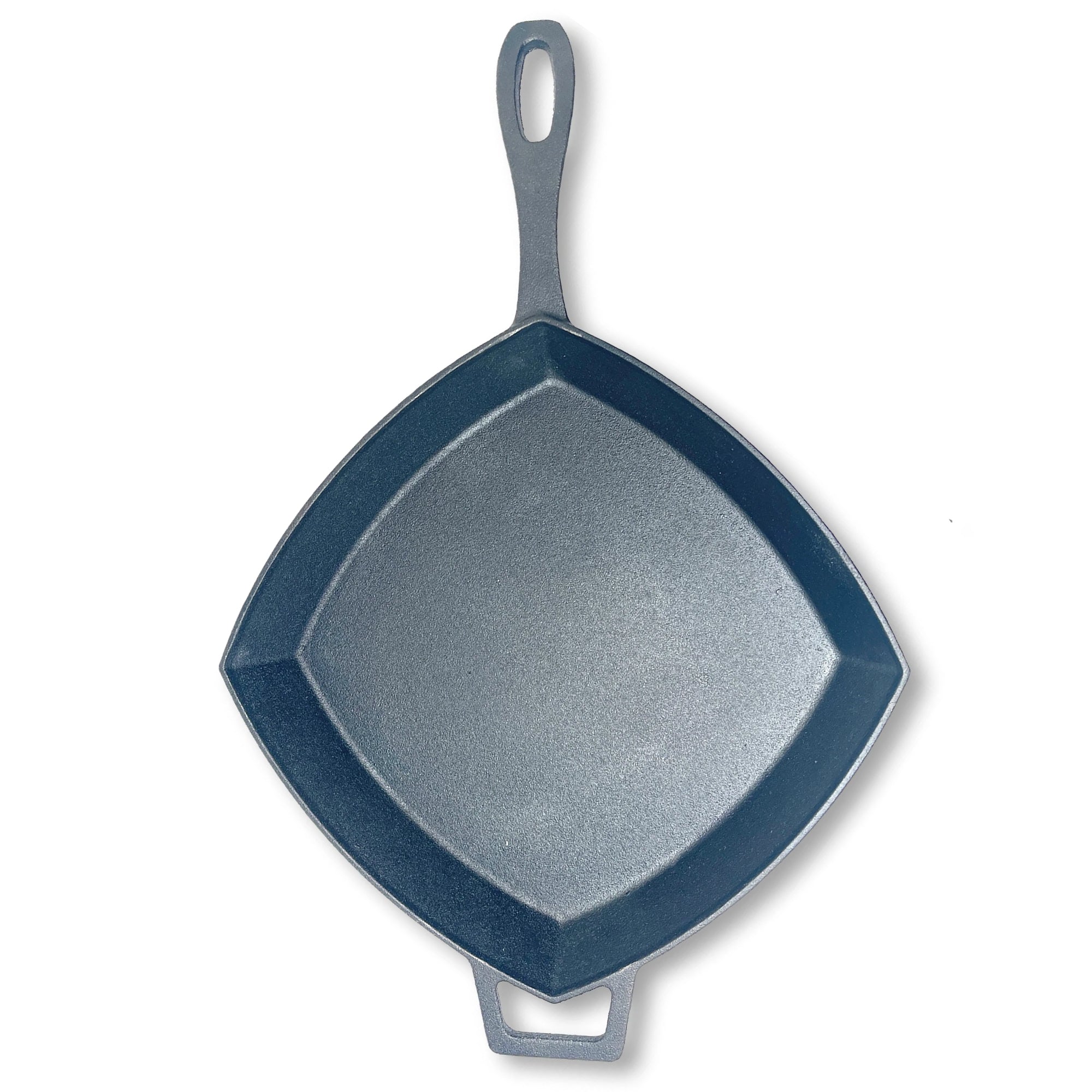 Bayou Classic 12" Square Cast Iron Cooking Skillet w/ Helper Handle (Open Box) - VMInnovations
