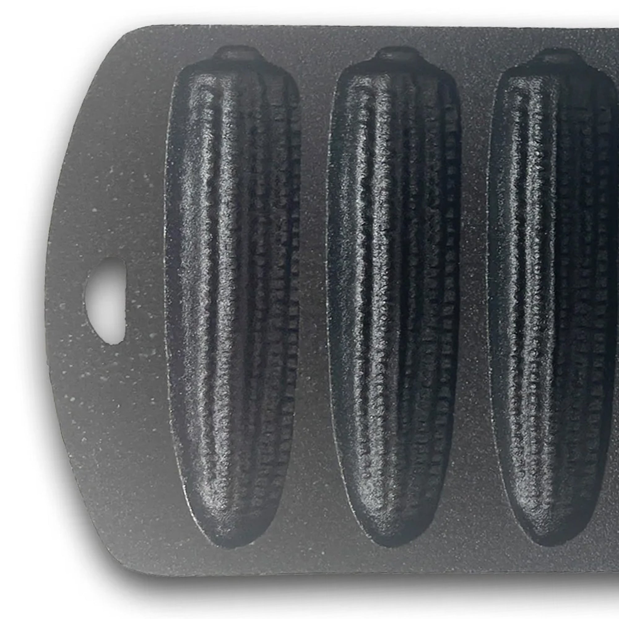 Bayou Classic 12x5" Heavy Duty Cast Iron Cornbread Pan with 7 Molds, Black(Used) - VMInnovations