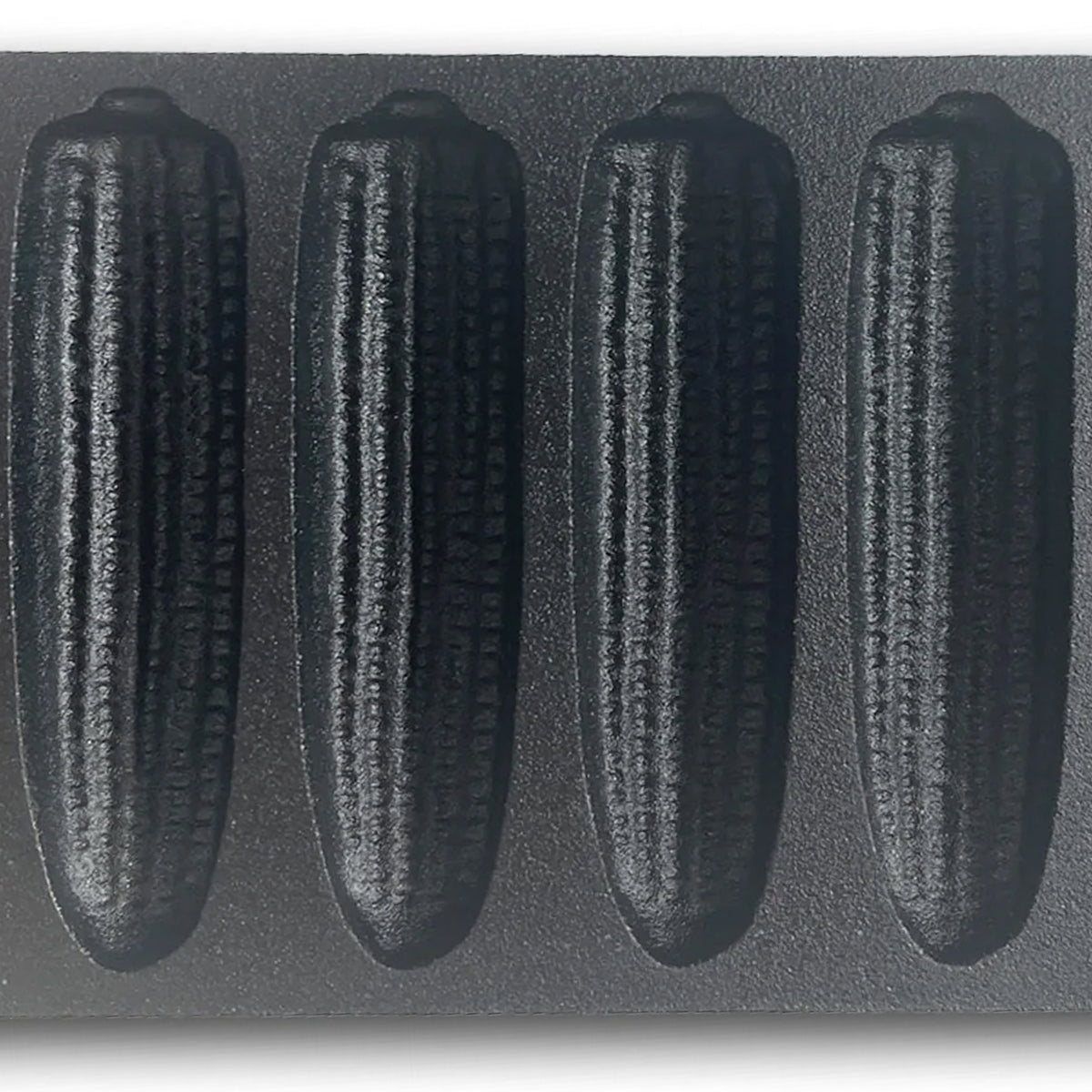 Bayou Classic 12x5" Heavy Duty Cast Iron Cornbread Pan with 7 Molds, Black(Used)