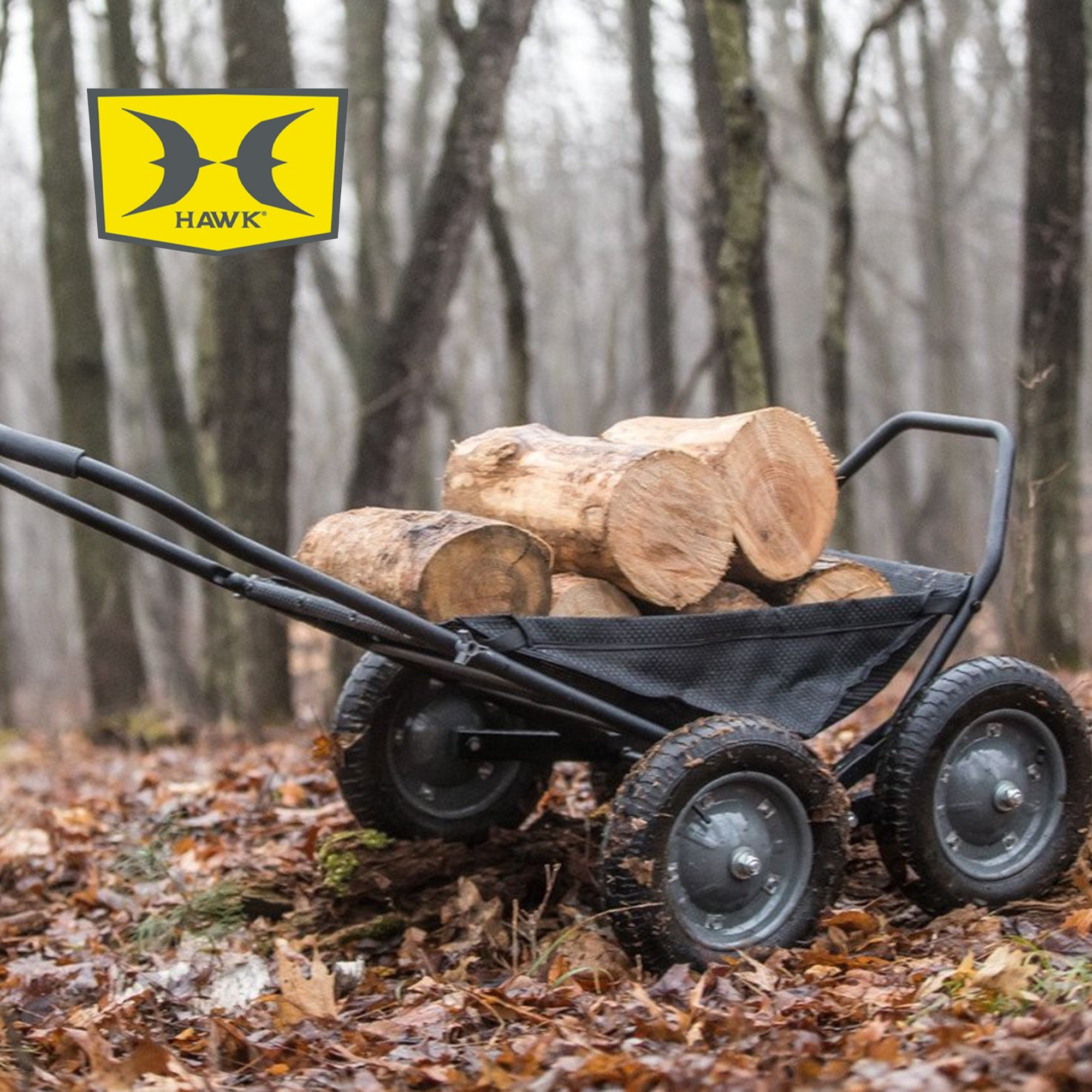 Hawk Crawler 500 Lb. Capacity Foldable Deer Game Cart, Flat Dark Earth (Used) - VMInnovations