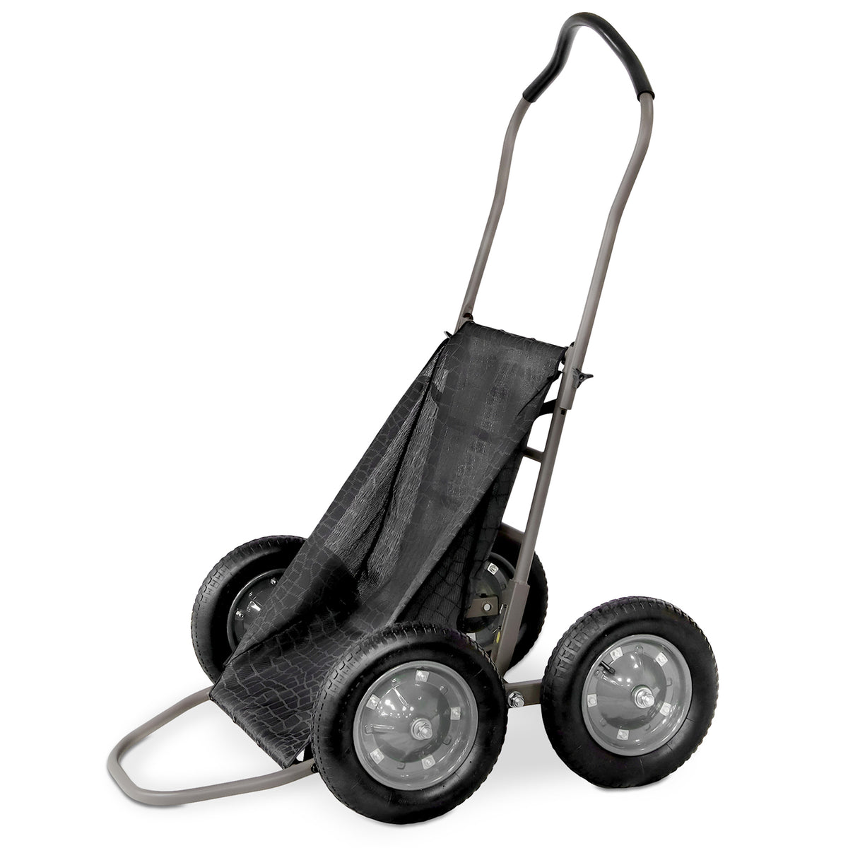 Hawk Crawler Multi-Use Folding Cart, Hunting Cart w/ 500lb Capacity, Dark Gray