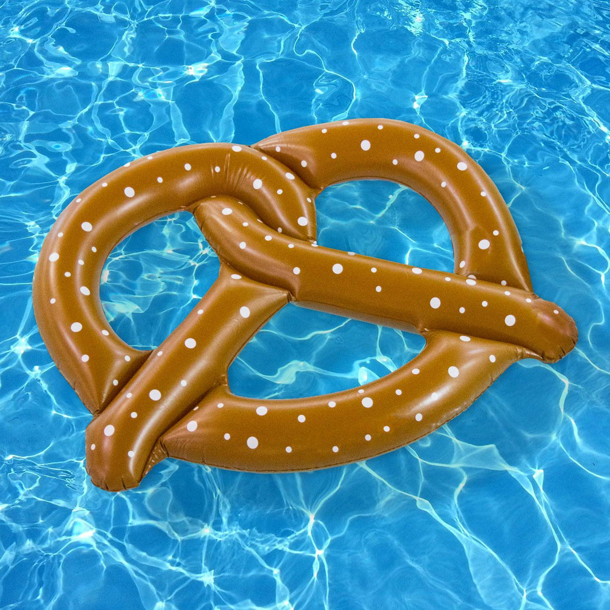Swimline 60-Inch Giant Inflatable Pretzel Pool Float | 90640 (Open Box)