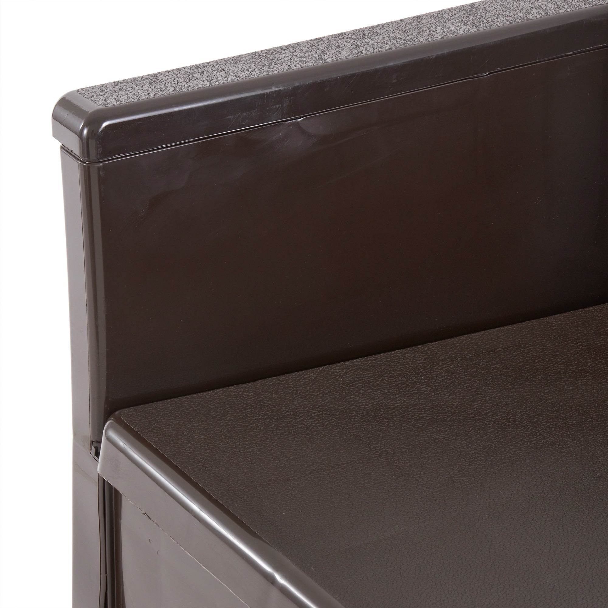 Suncast 31 Gallon Indoor and Outdoor Storage Patio Bench Chair, Java (4 Pack) - VMInnovations