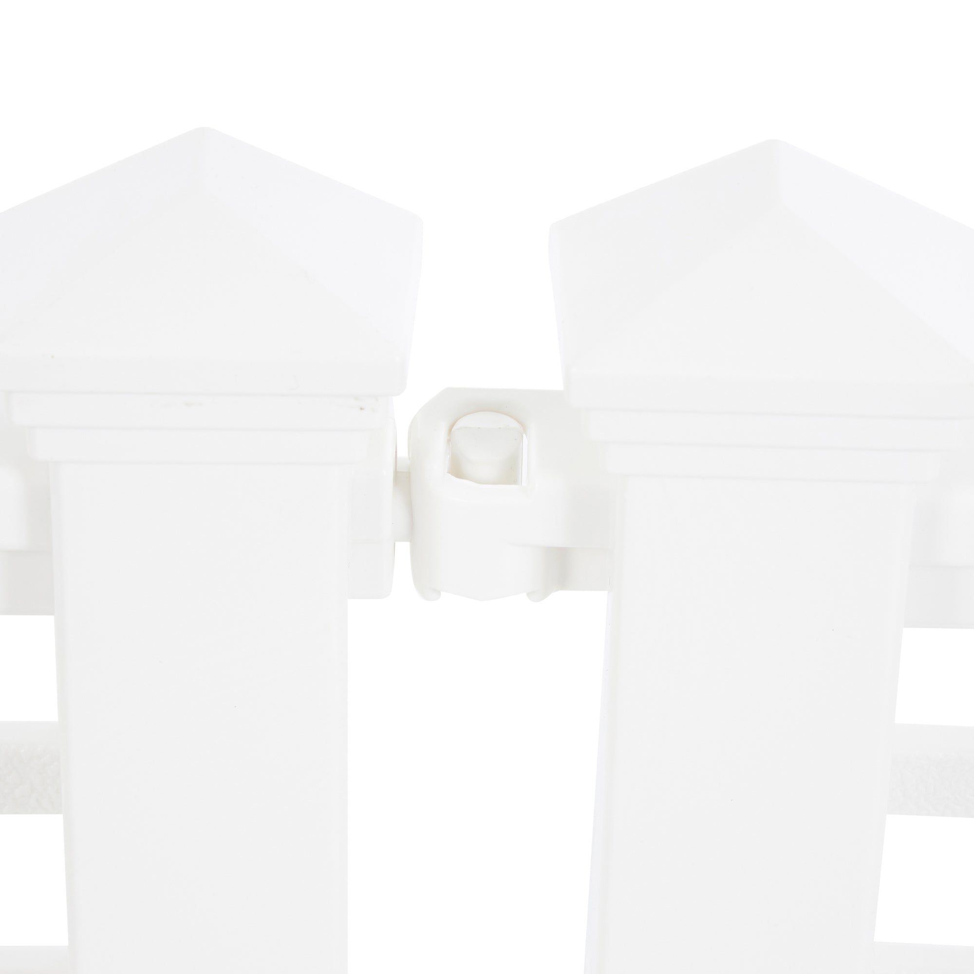 Suncast Grand View 14.5 x 24 Inch Yard Garden Border Fence Panel, White (8 Pack) - VMInnovations