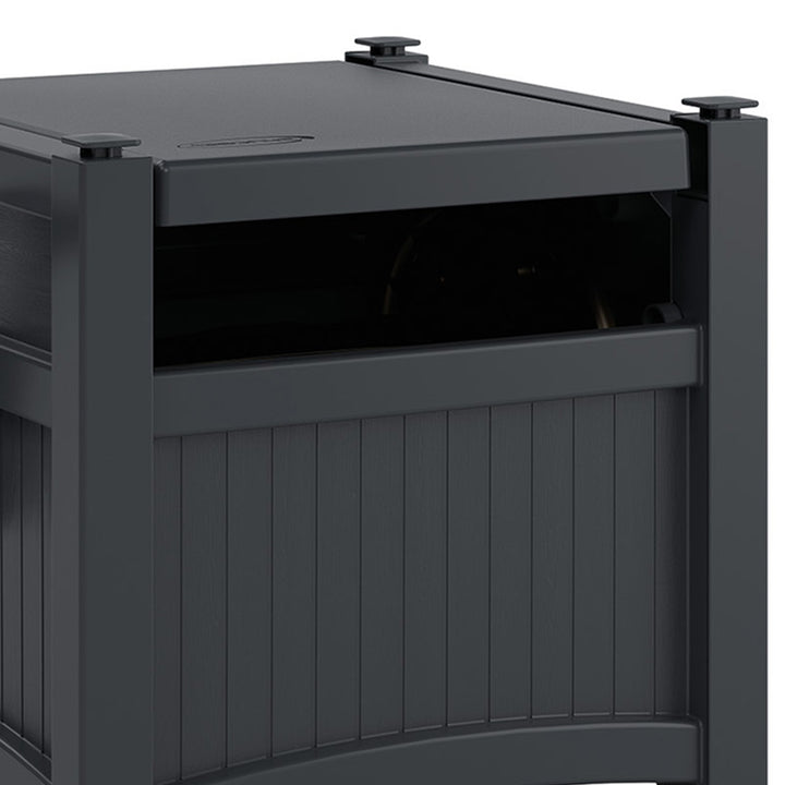 Suncast Hideaway 100 Ft Garden Hose Reel for 5/8 Inch Hoses, Cyberspace (3 Pack) - VMInnovations