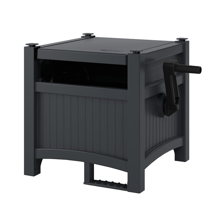 Suncast Hideaway 100 Ft Garden Hose Reel for 5/8 Inch Hoses, Cyberspace (4 Pack) - VMInnovations