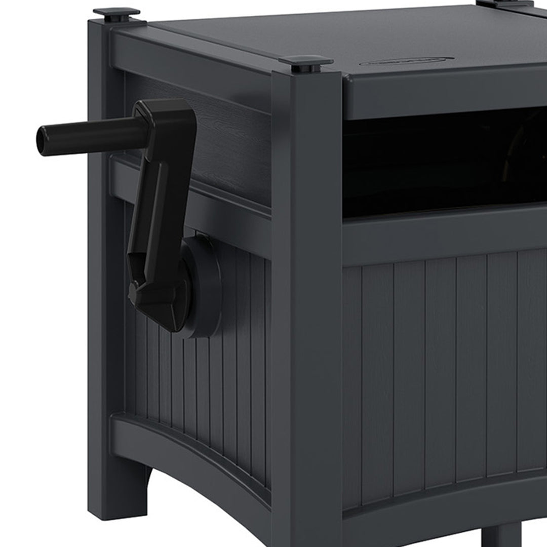 Suncast Hideaway 100 Ft Garden Hose Reel for 5/8 Inch Hoses, Cyberspace (4 Pack) - VMInnovations