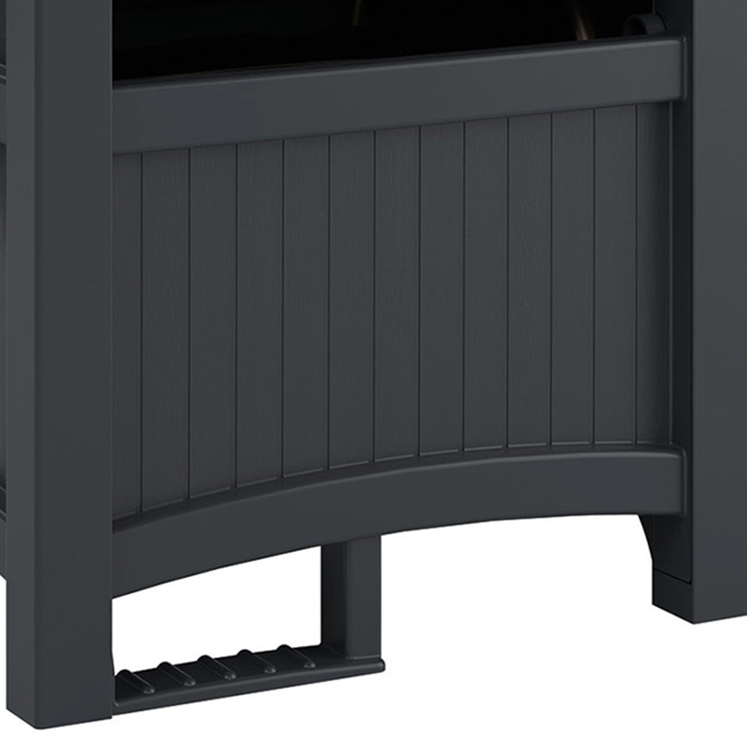 Suncast Hideaway 100 Ft Garden Hose Reel for 5/8 Inch Hoses, Cyberspace (4 Pack) - VMInnovations