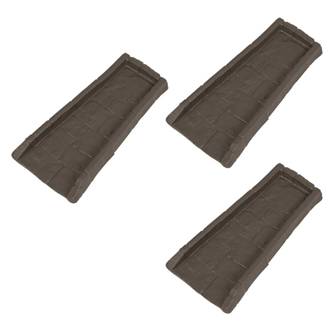 Suncast Decorative Splash Rain Gutter Drain Block Replacement Guard (3 Pack) - VMInnovations