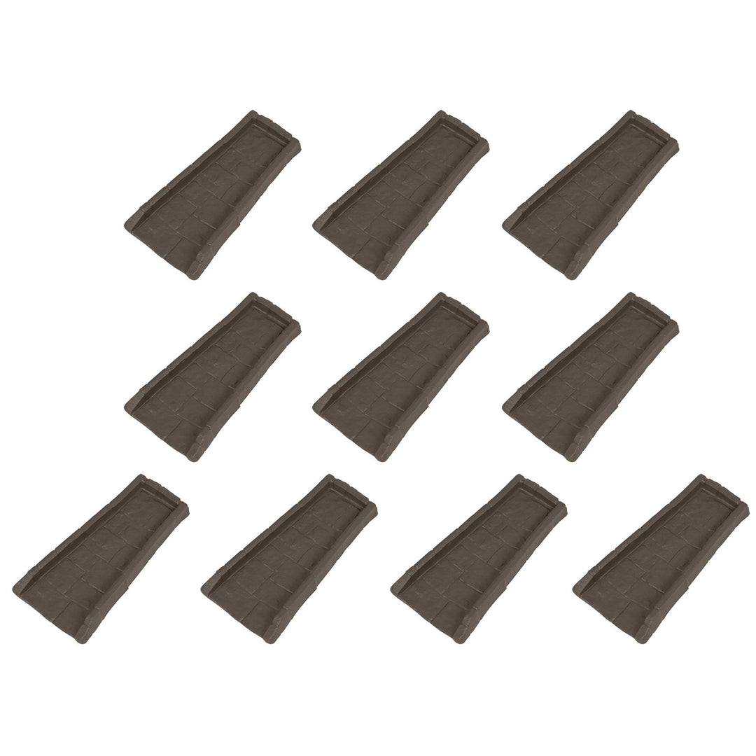 Suncast Decorative Splash Rain Gutter Drain Block Replacement Guard (10 Pack) - VMInnovations