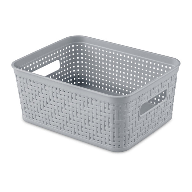 Sterilite 10x8x4.25 In Rectangular Short Basket for Home Organization (32 Pack)