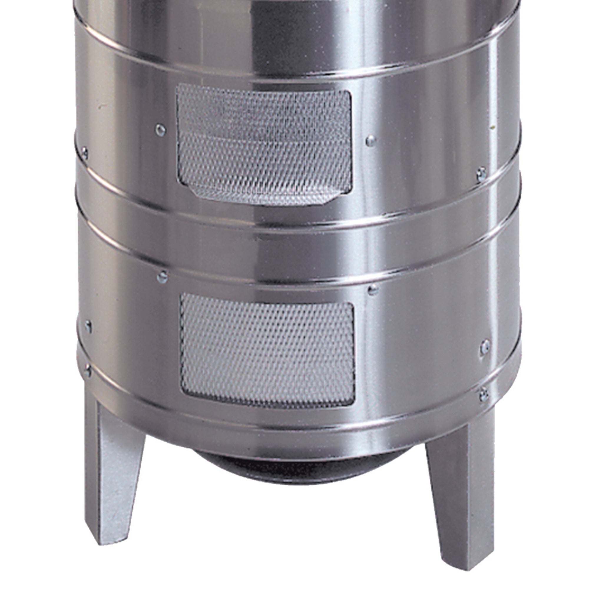Americana Grills Square Inch Stainless Steel Charcoal BBQ Meat Smoker (Open Box) - VMInnovations