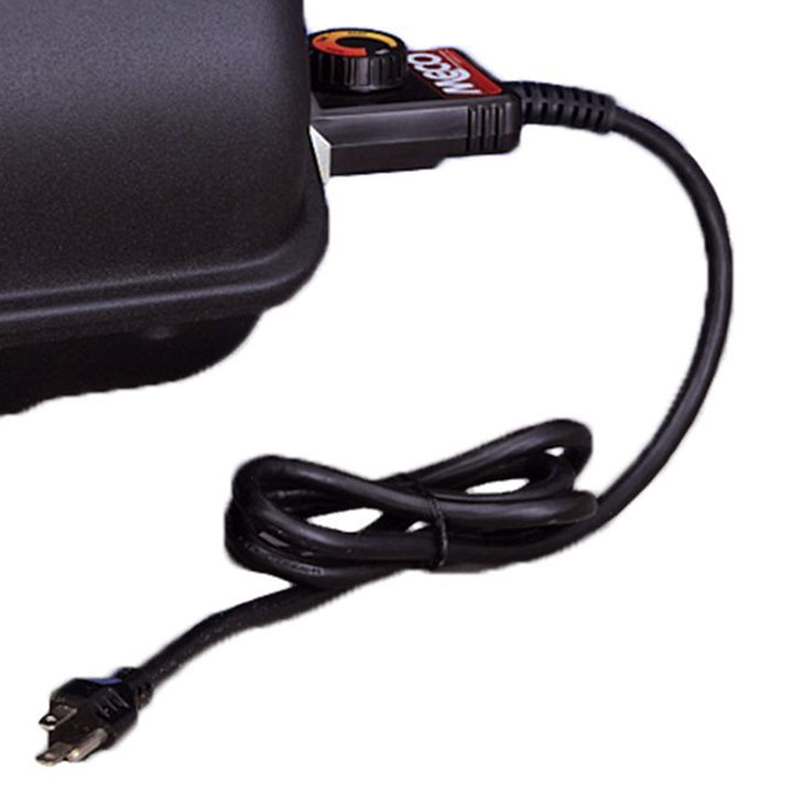 MECO Americana 1500W Portable Utility Tabletop Electric Pedestal Grill, Black - VMInnovations