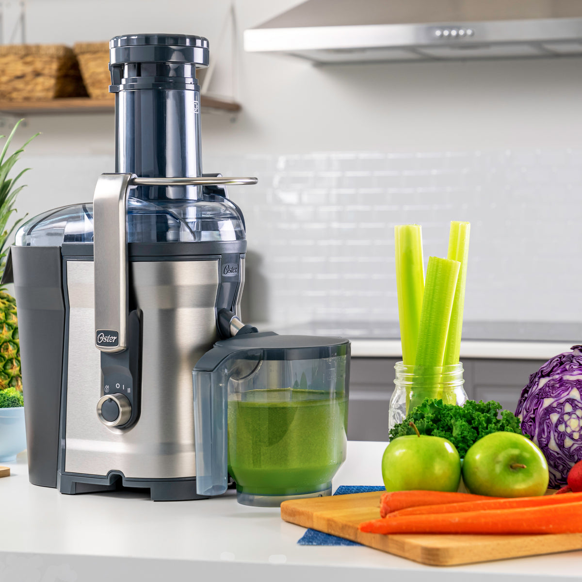 Oster Stainless Steel 1000W Auto Clean Professional Juicer/Extractor XL Capacity - VMInnovations