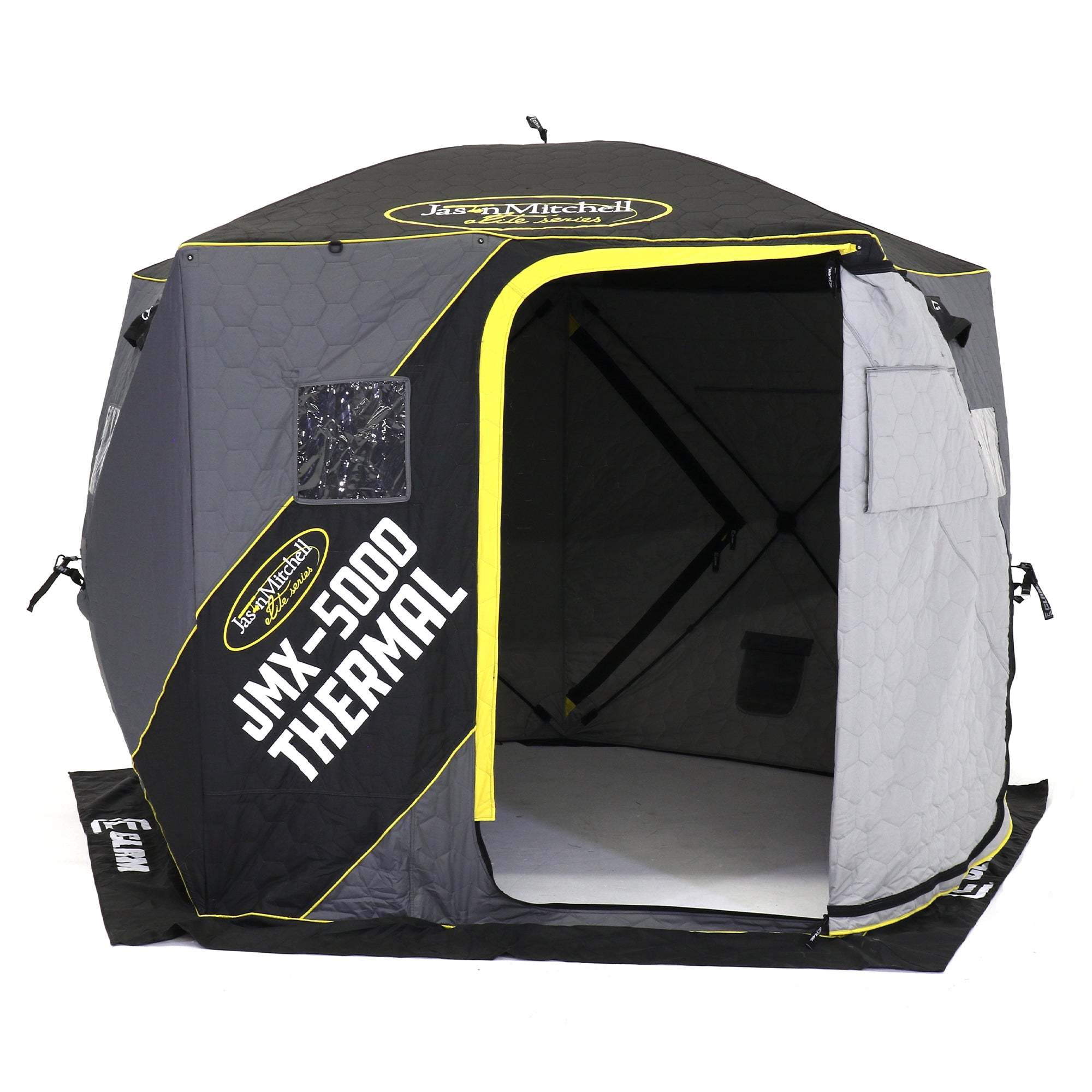 CLAM Portable 9 Ft 6 Person Ice Fishing Thermal Hub Shelter (Open Box) - VMInnovations