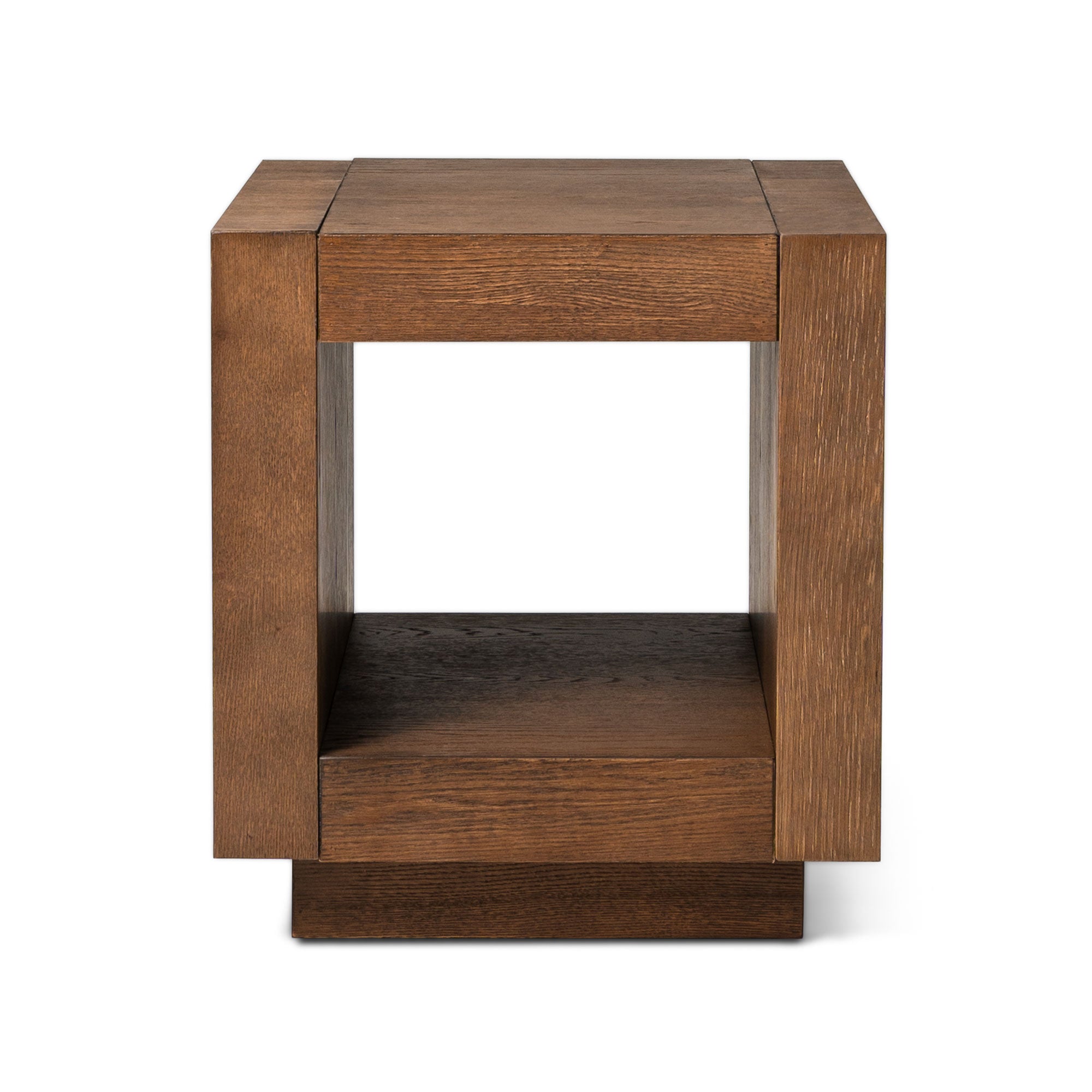 Maven Lane Artemis Wooden Coffee Table and Set of 2 Side Tables, Refined Brown - VMInnovations