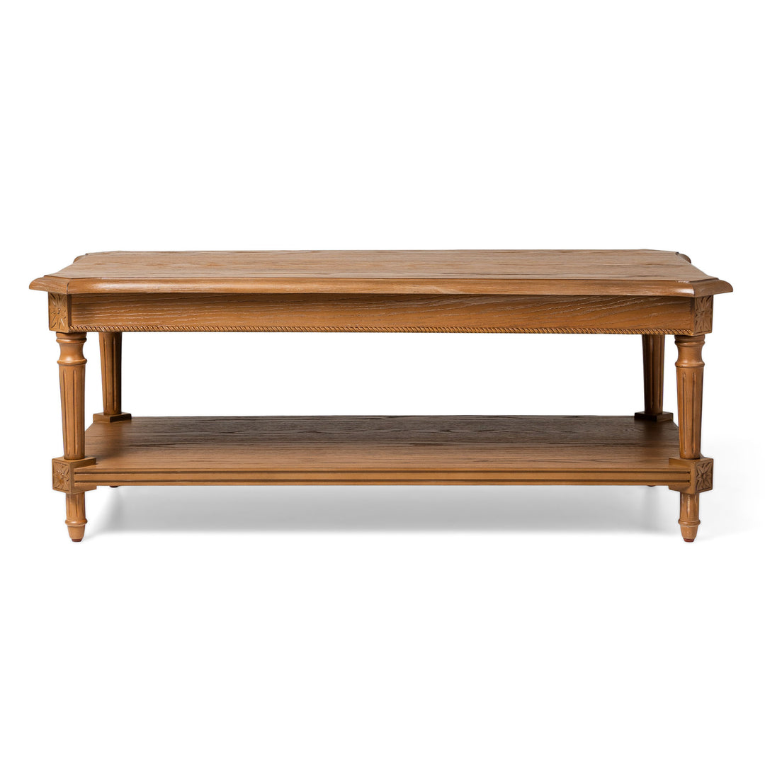 Maven Lane Pullman Traditional Square Wood Coffee Table, Set of 3 - VMInnovations