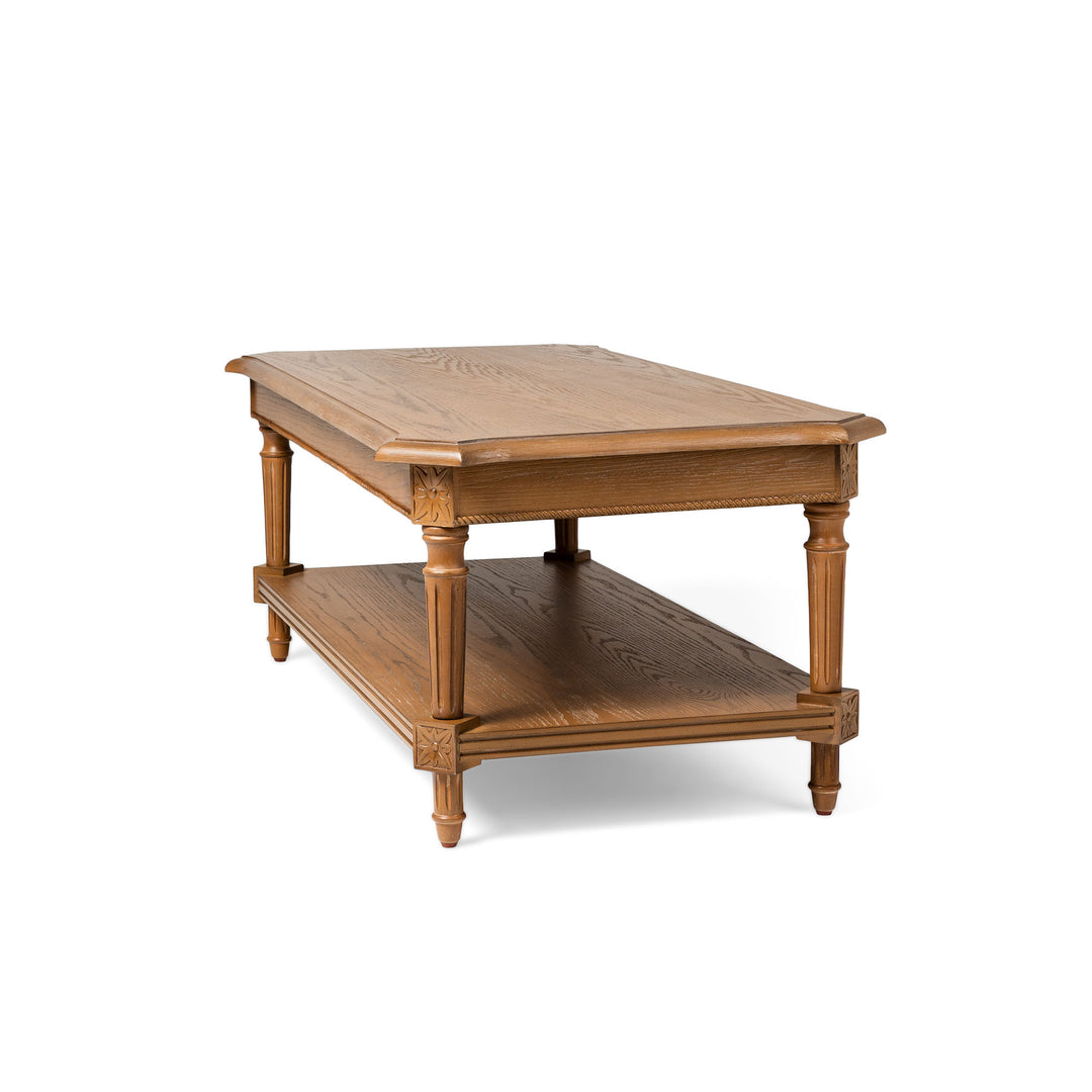 Maven Lane Pullman Traditional Square Wood Coffee Table, Set of 3 - VMInnovations