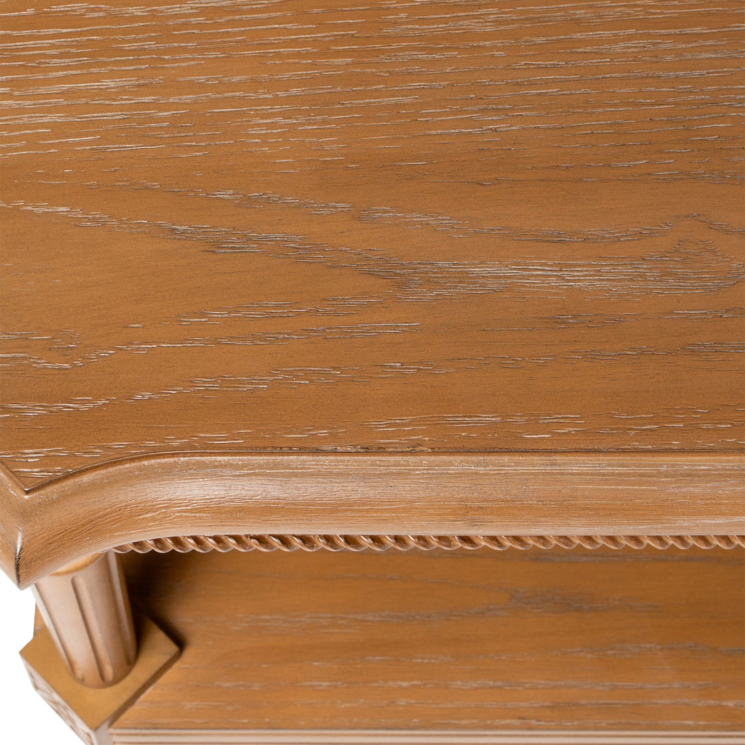 Maven Lane Pullman Traditional Square Wood Coffee Table, Set of 3 - VMInnovations