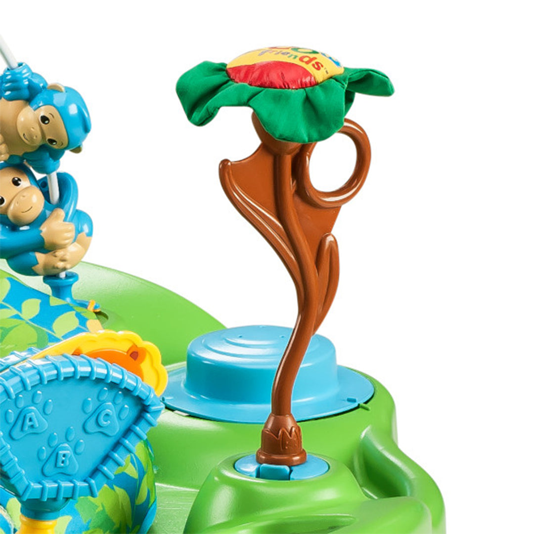 Evenflo ExerSaucer Zoo Friends Bouncing Activity Saucer with Full Seat Cushion - VMInnovations