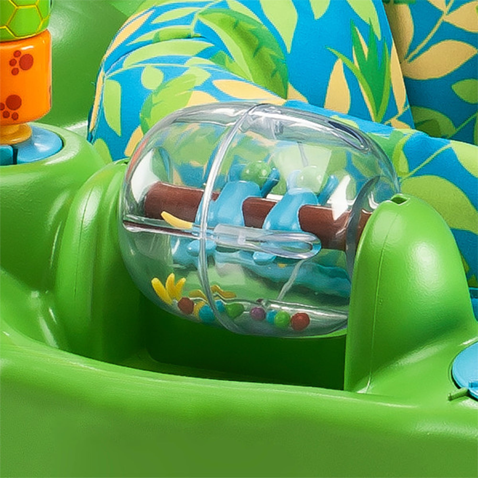 Evenflo ExerSaucer Zoo Friends Bouncing Activity Saucer with Full Seat Cushion - VMInnovations